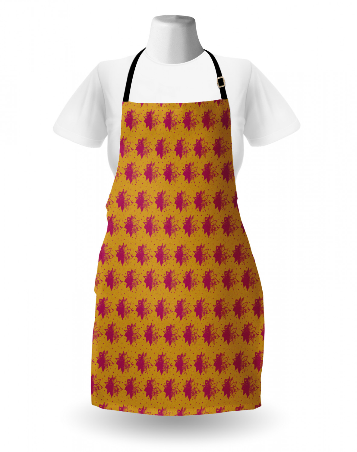 Unisex Indoor Use Apron with Adjustable Neck Strap for Garden Cooking Ambesonne