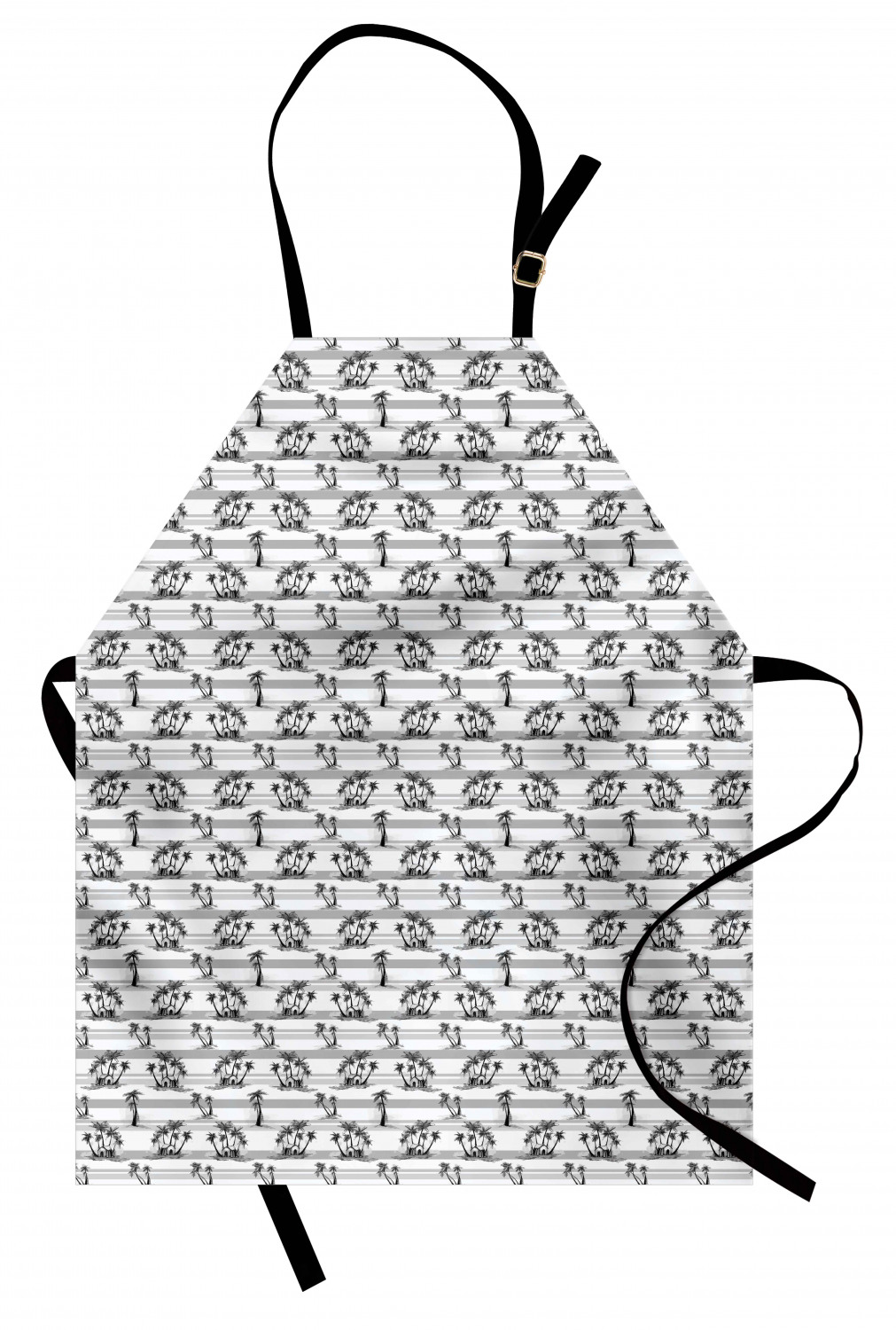 Apron Adjustable Strap for Gardening and Cooking Standard Size Ambesonne