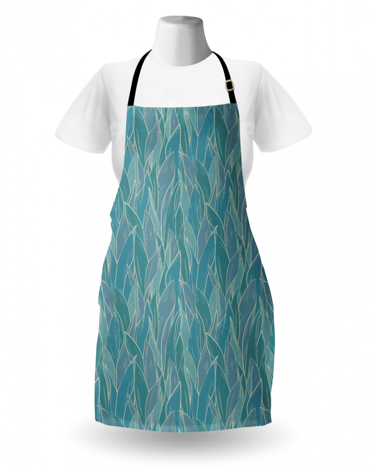 Ambesonne Apron with Adjustable Black Strap for Garden Cooking Standard Size - Picture 5 of 120