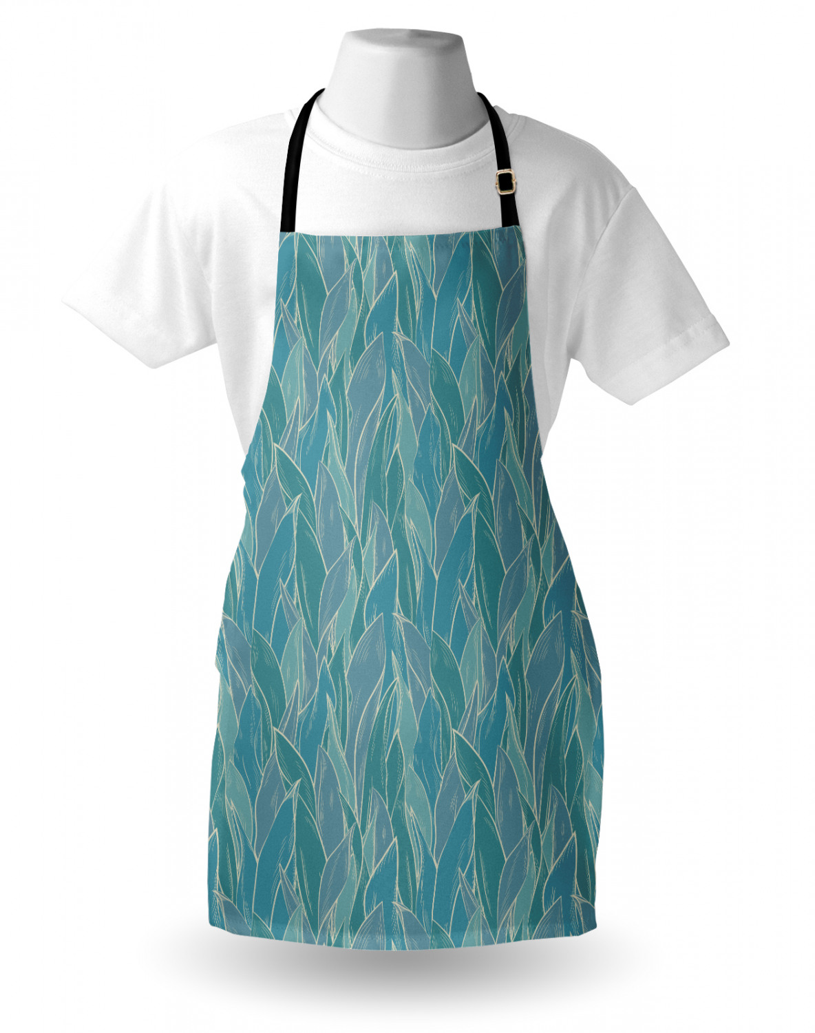 Ambesonne Apron with Adjustable Black Strap for Garden Cooking Standard Size - Picture 6 of 120
