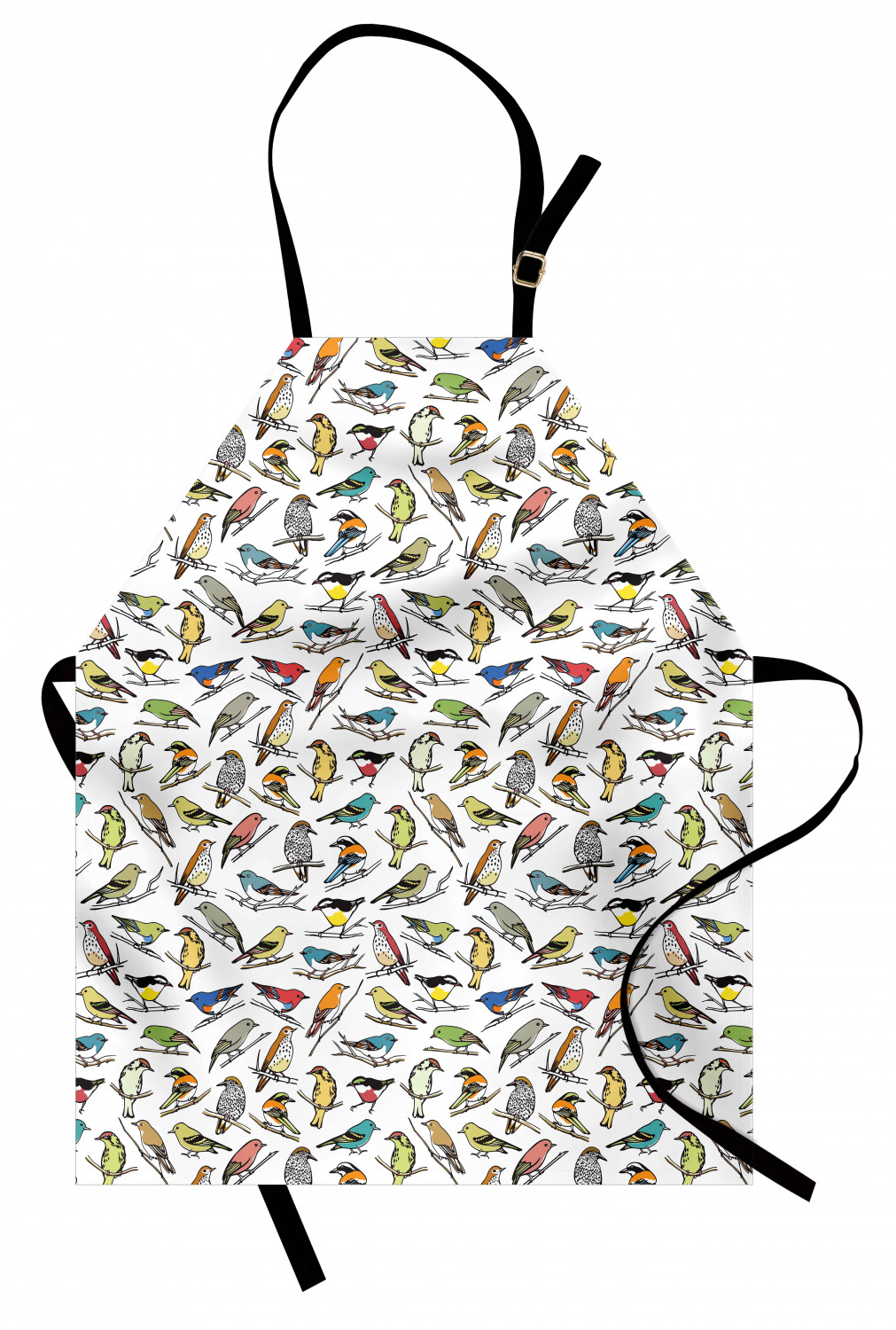 Ambesonne Apron with Adjustable Black Strap for Garden Cooking Standard Size - Picture 40 of 120