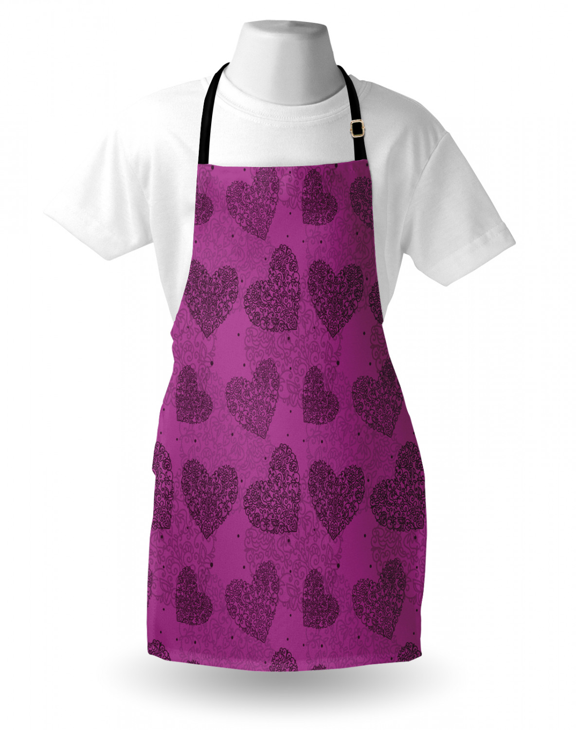 Ambesonne Apron with Adjustable Black Strap for Garden Cooking Standard Size - Picture 66 of 120
