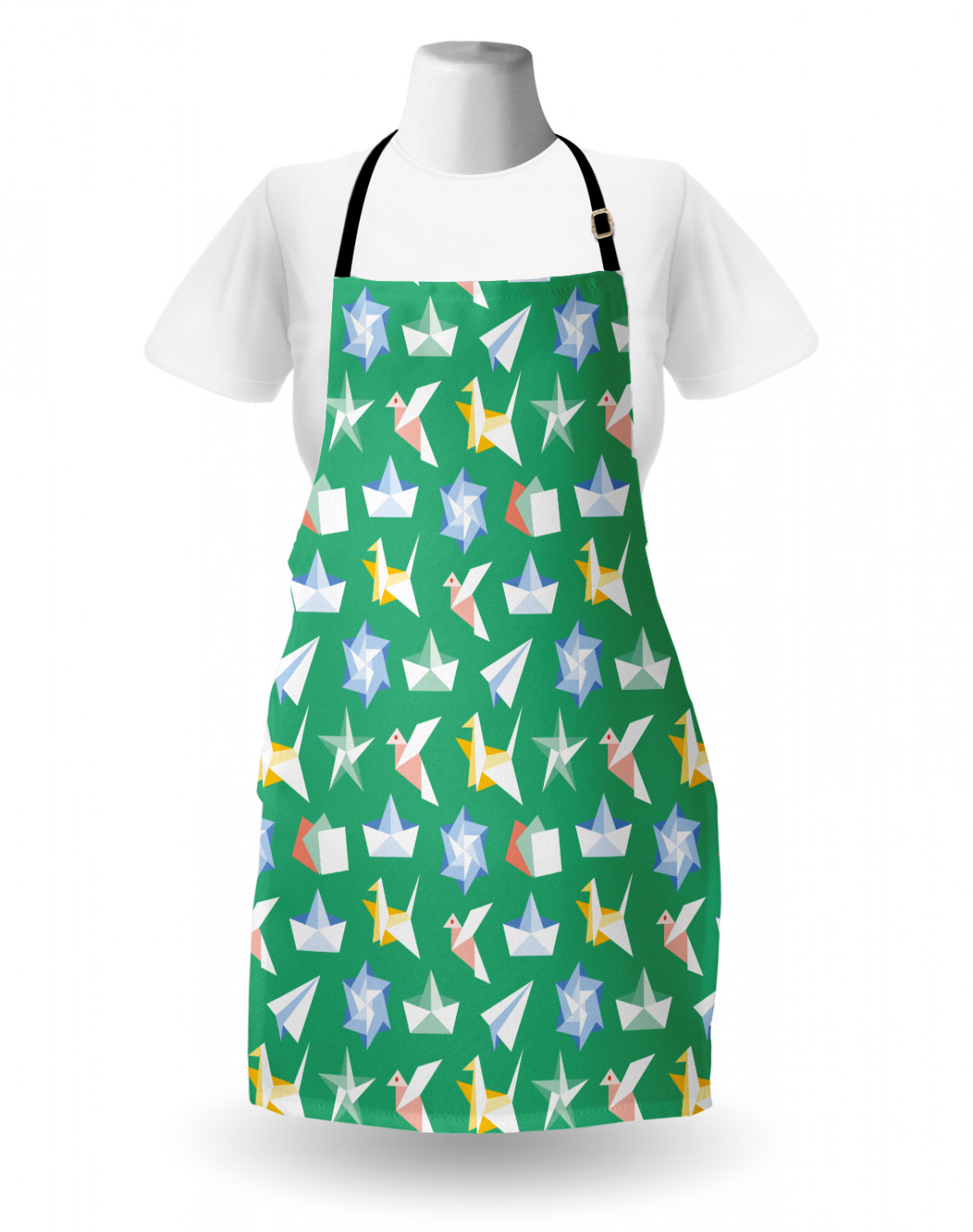 Ambesonne Indoor Use Apron Bib Adjustable Neck Strap for Gardening and Cooking