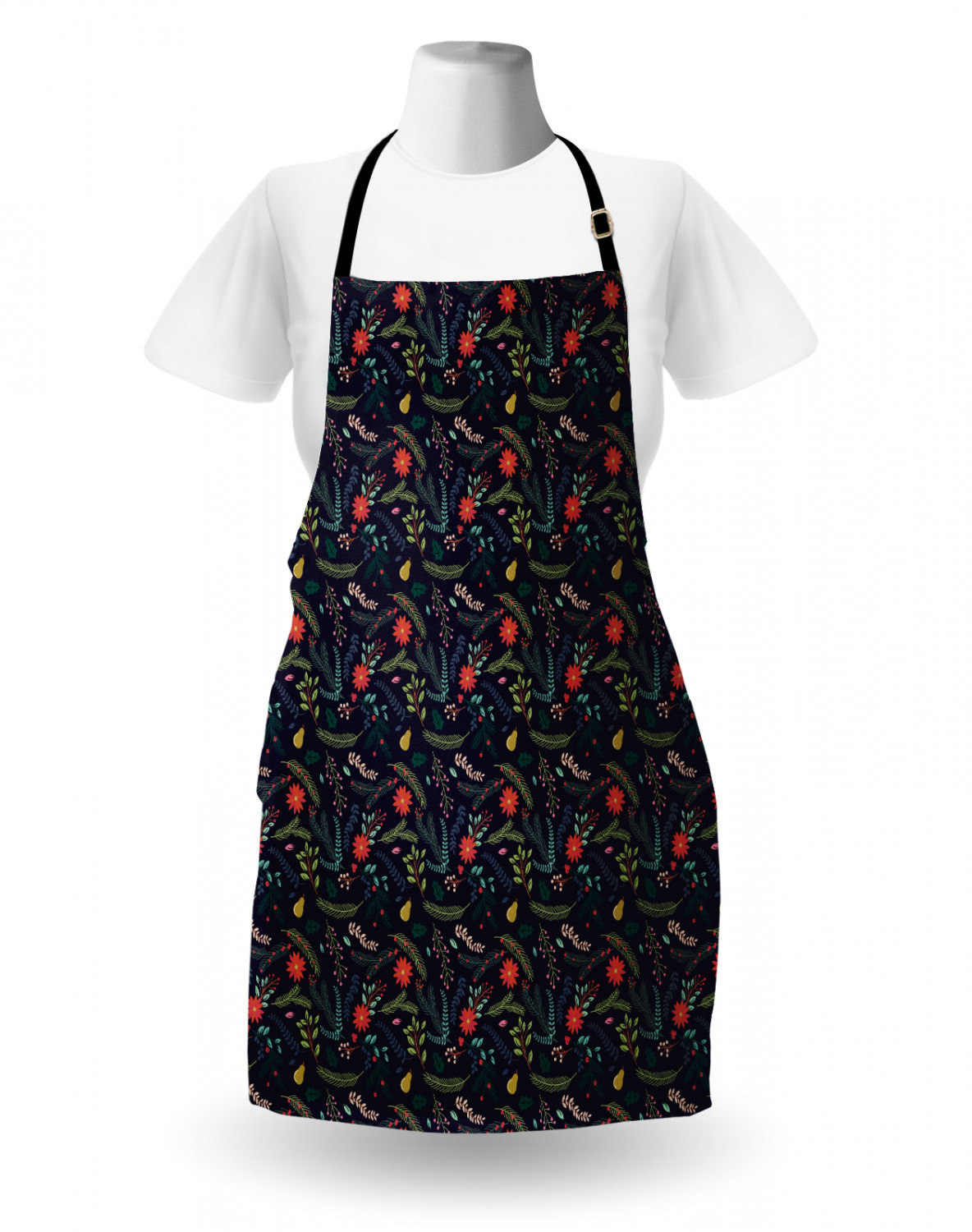 Standard Size Apron with Adjustable Neck Strap for Gardening Cooking ...