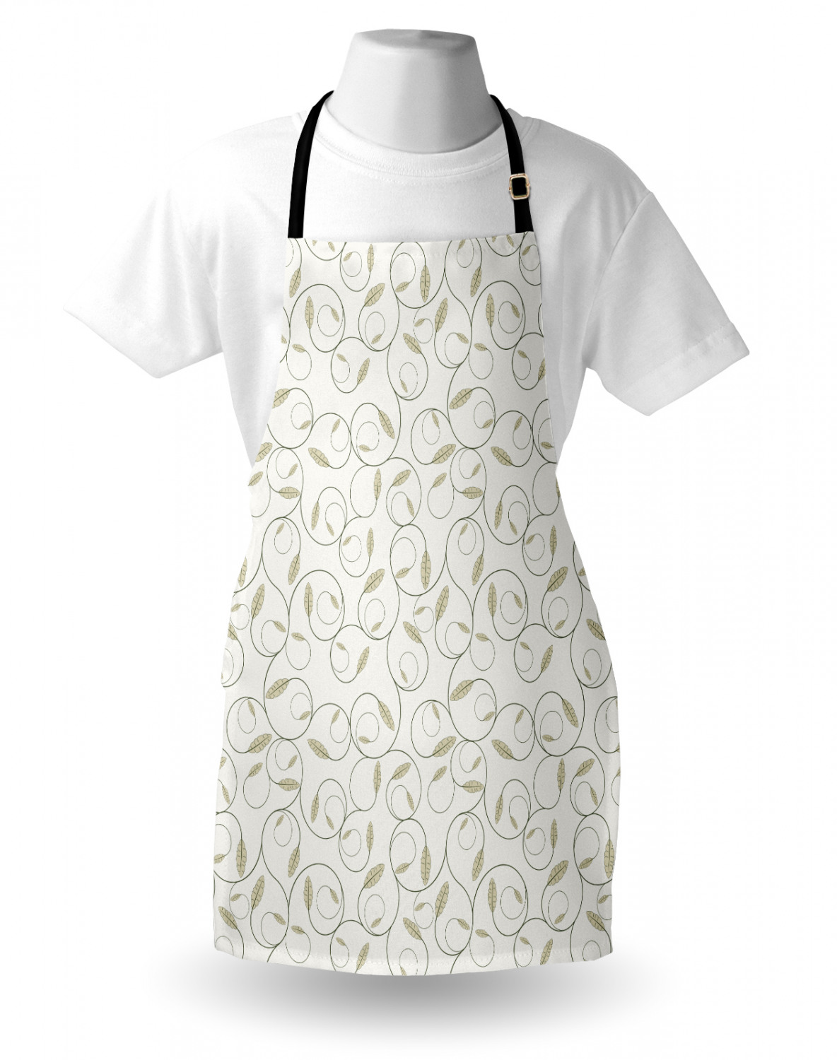 Ambesonne Apron Adjustable Black Strap for Gardening Cooking Standard Size - Picture 84 of 105