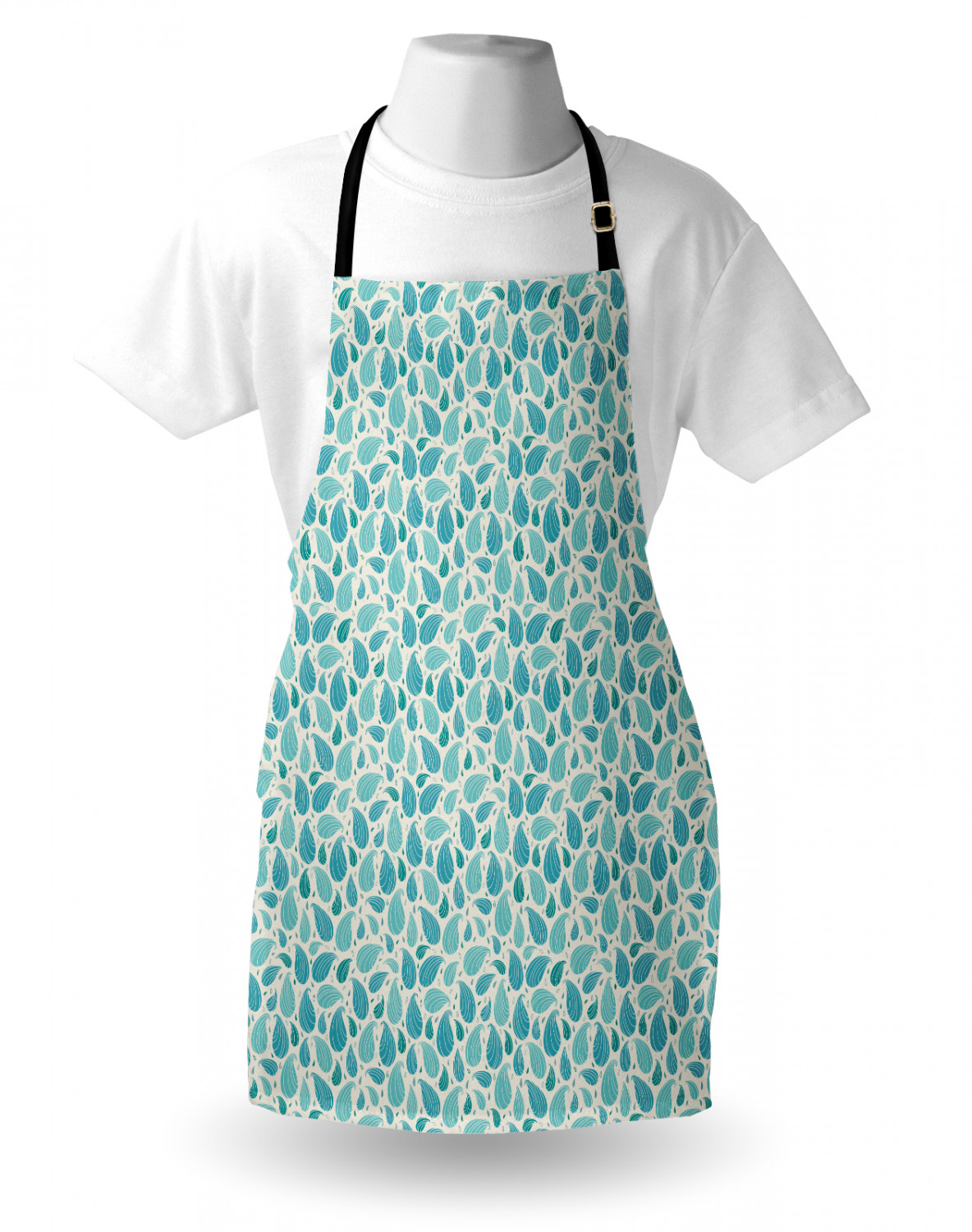 Ambesonne Apron Adjustable Black Strap for Gardening Cooking Standard Size - Picture 72 of 105