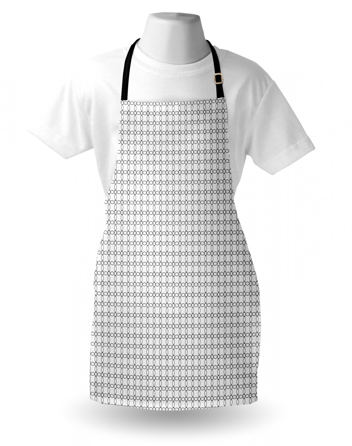 Ambesonne Apron Bib Adjustable Neck Strap for Gardening Cooking Indoor Use