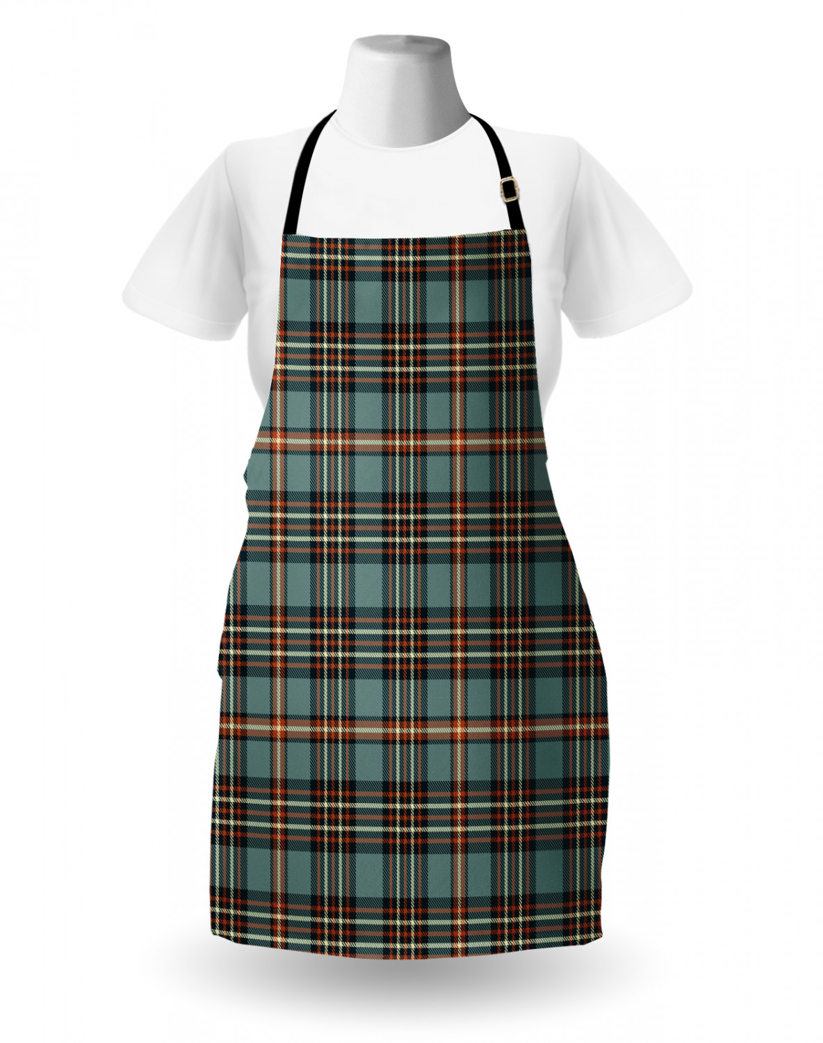 Ambesonne Apron Adjustable Black Strap for Gardening Cooking Standard Size - Picture 98 of 105