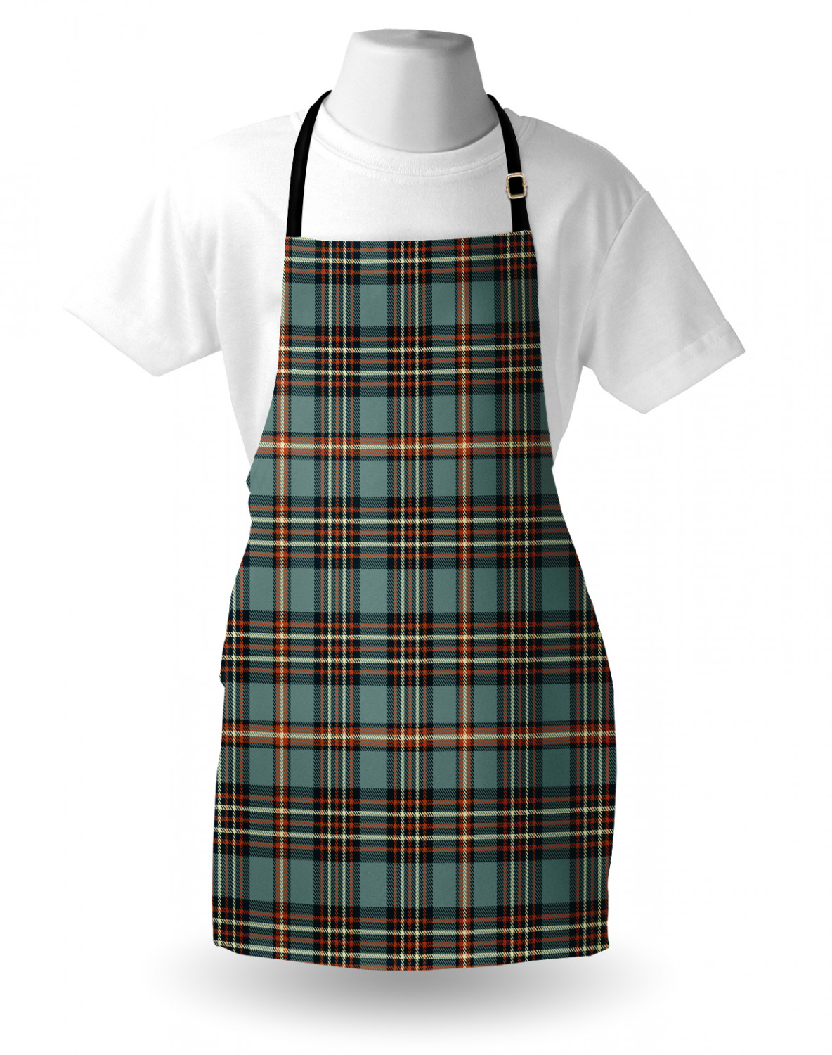 Ambesonne Apron Adjustable Black Strap for Gardening Cooking Standard Size - Picture 99 of 105