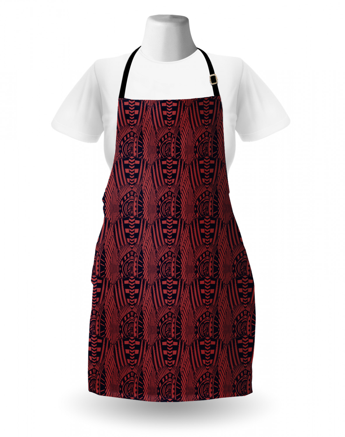 Ambesonne Apron Adjustable Black Strap for Gardening Cooking Standard Size - Picture 35 of 105