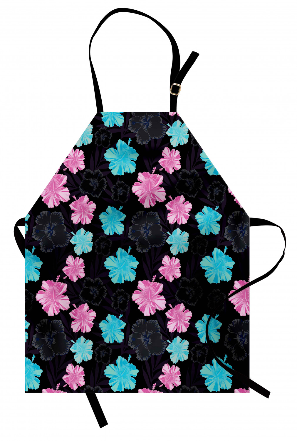 Ambesonne Apron Adjustable Black Strap for Gardening Cooking Standard Size - Picture 25 of 105