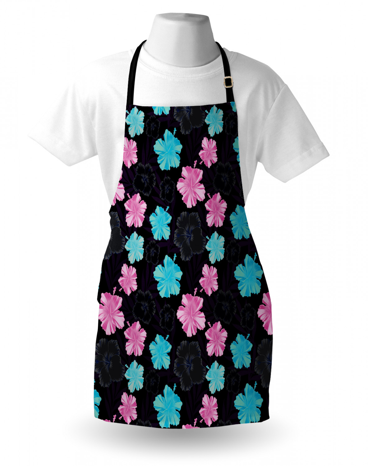 Ambesonne Apron Adjustable Black Strap for Gardening Cooking Standard Size - Picture 27 of 105