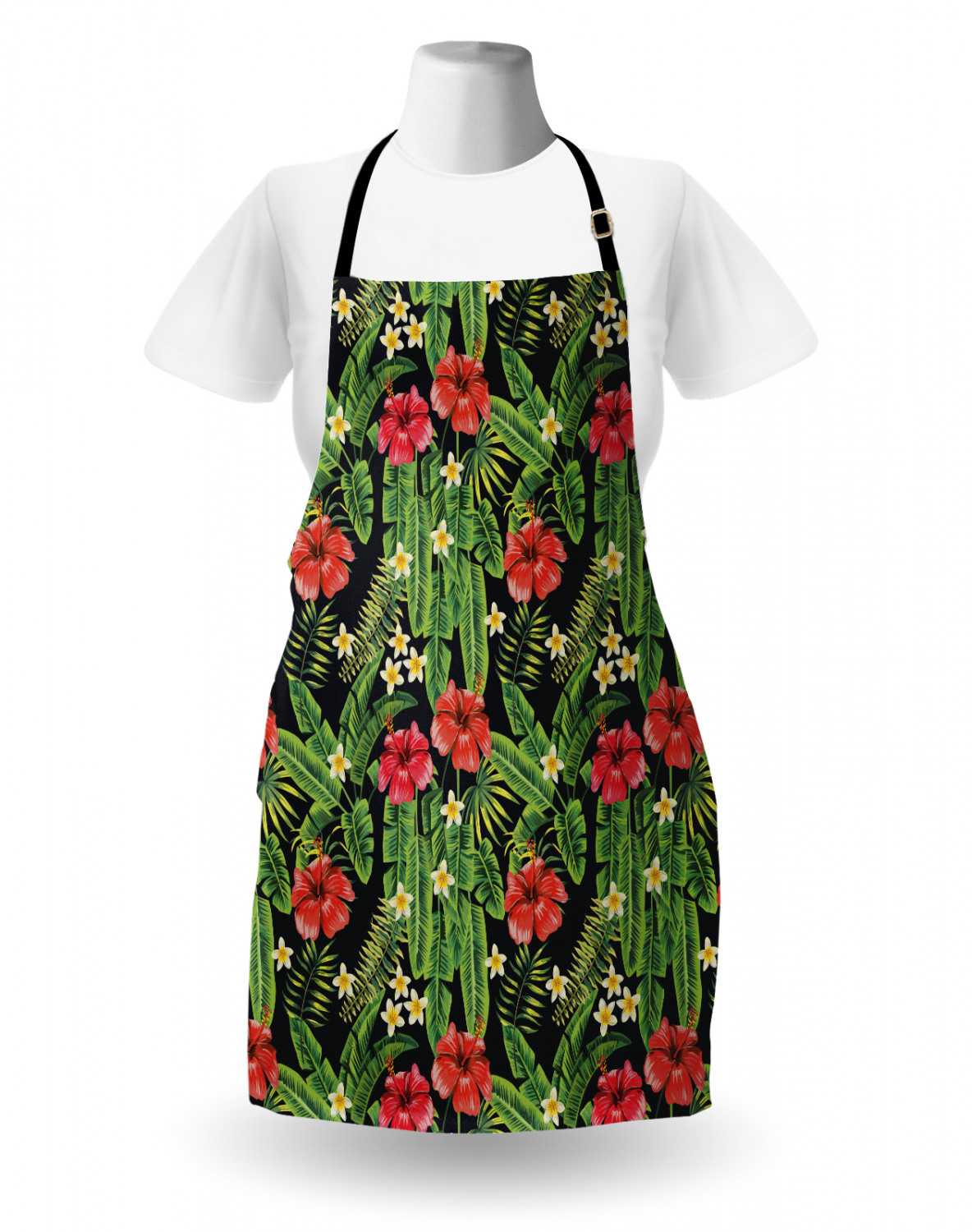 Ambesonne Apron Adjustable Black Strap for Gardening Cooking Standard Size - Picture 104 of 105