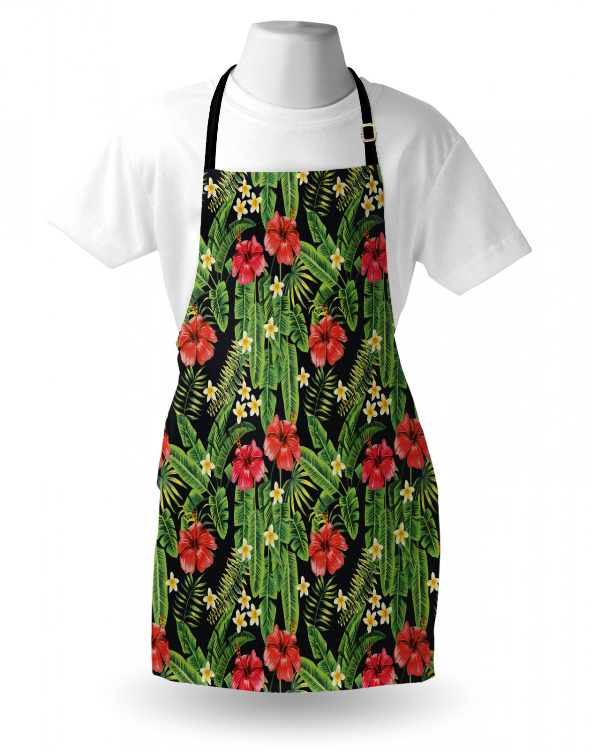 Ambesonne Apron Adjustable Black Strap for Gardening Cooking Standard Size - Picture 105 of 105