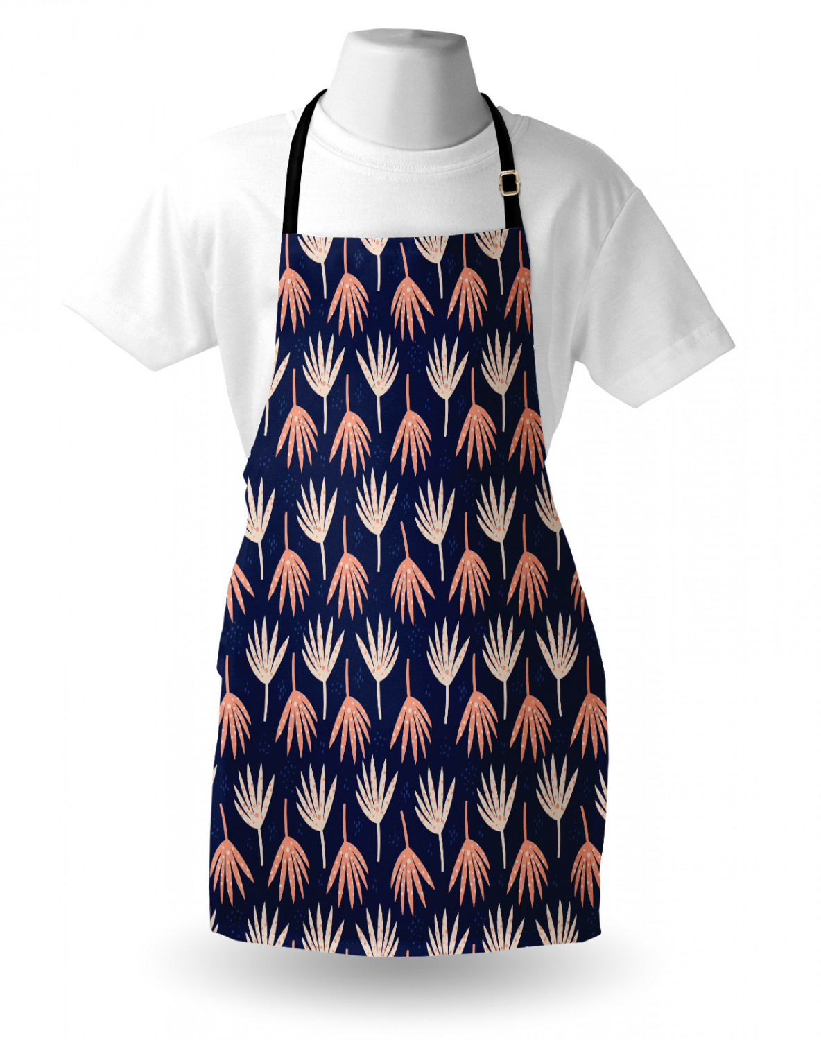 Ambesonne Apron Adjustable Black Strap for Gardening Cooking Standard Size - Picture 60 of 105