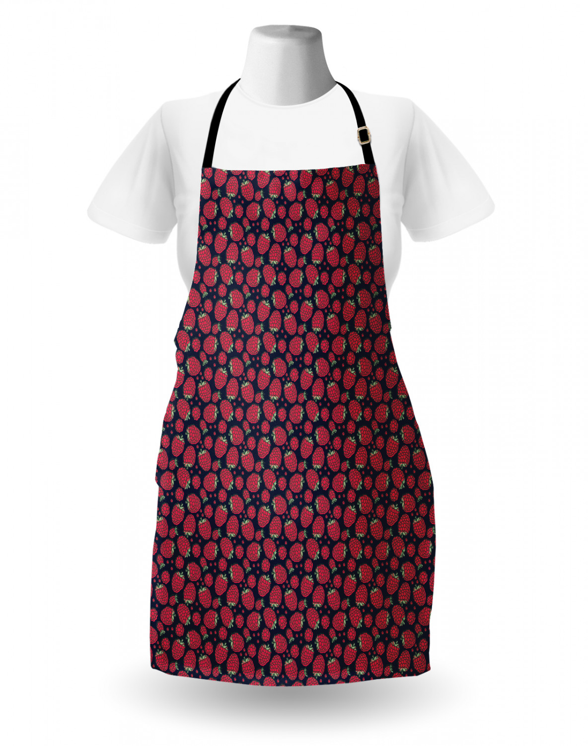 Ambesonne Apron Adjustable Black Strap for Gardening Cooking Standard Size - Picture 62 of 105
