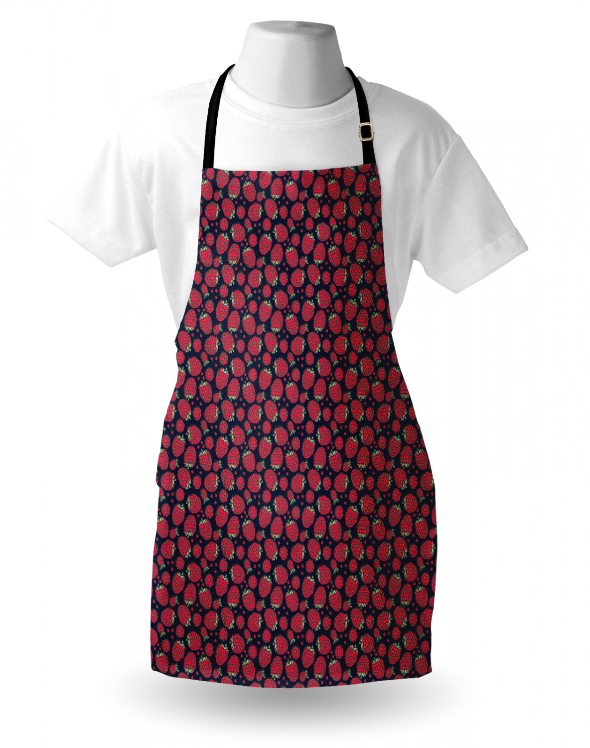 Ambesonne Apron Adjustable Black Strap for Gardening Cooking Standard Size - Picture 63 of 105