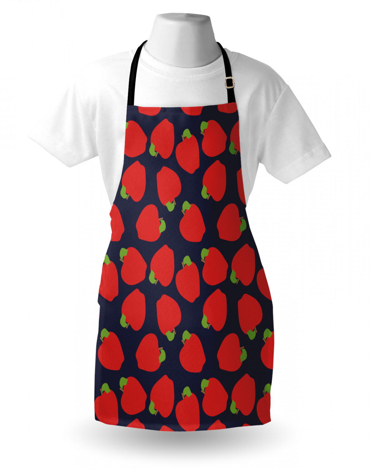 Ambesonne Apron Adjustable Black Strap for Gardening Cooking Standard Size - Picture 87 of 105