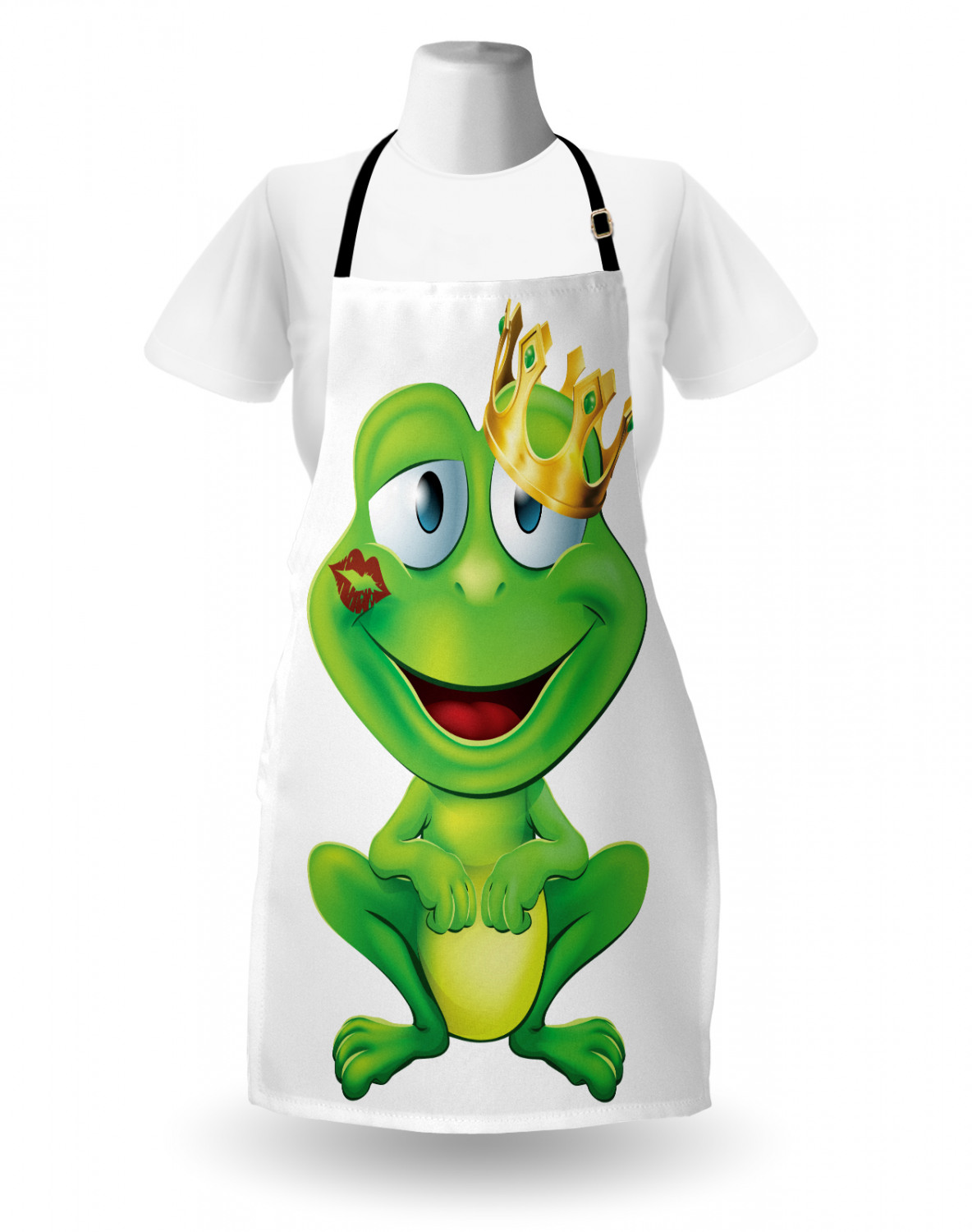 Funny Animal Apron Unisex Kitchen Bib with Adjustable Neck Cooking Baking