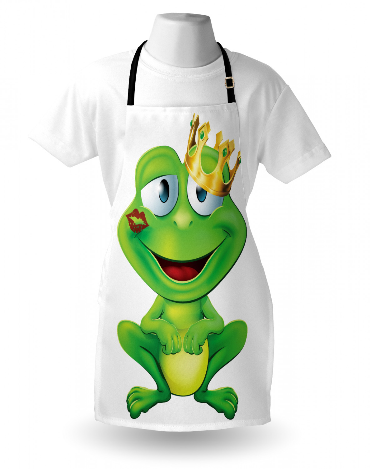 Funny Animal Apron Unisex Kitchen Bib with Adjustable Neck Cooking Baking