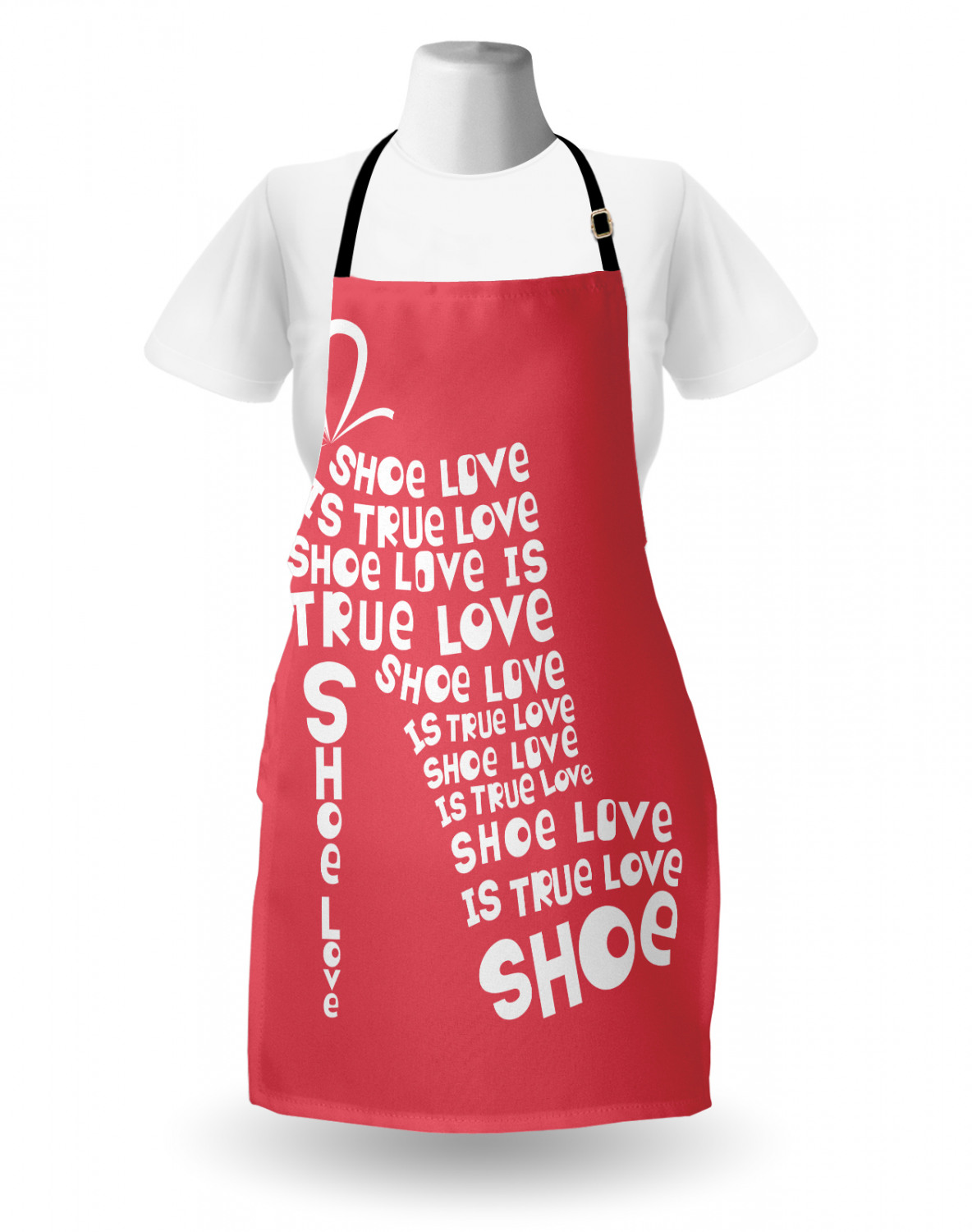 Ambesonne Durable Apron Bib with Adjustable Neck for Cooking Gardening