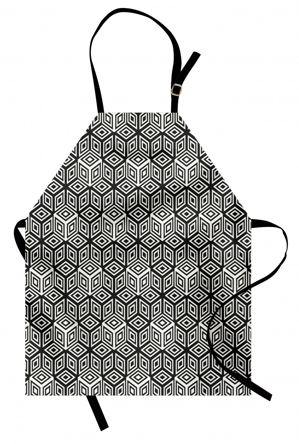 Apron Adjustable Strap for Gardening and Cooking Standard Size Ambesonne