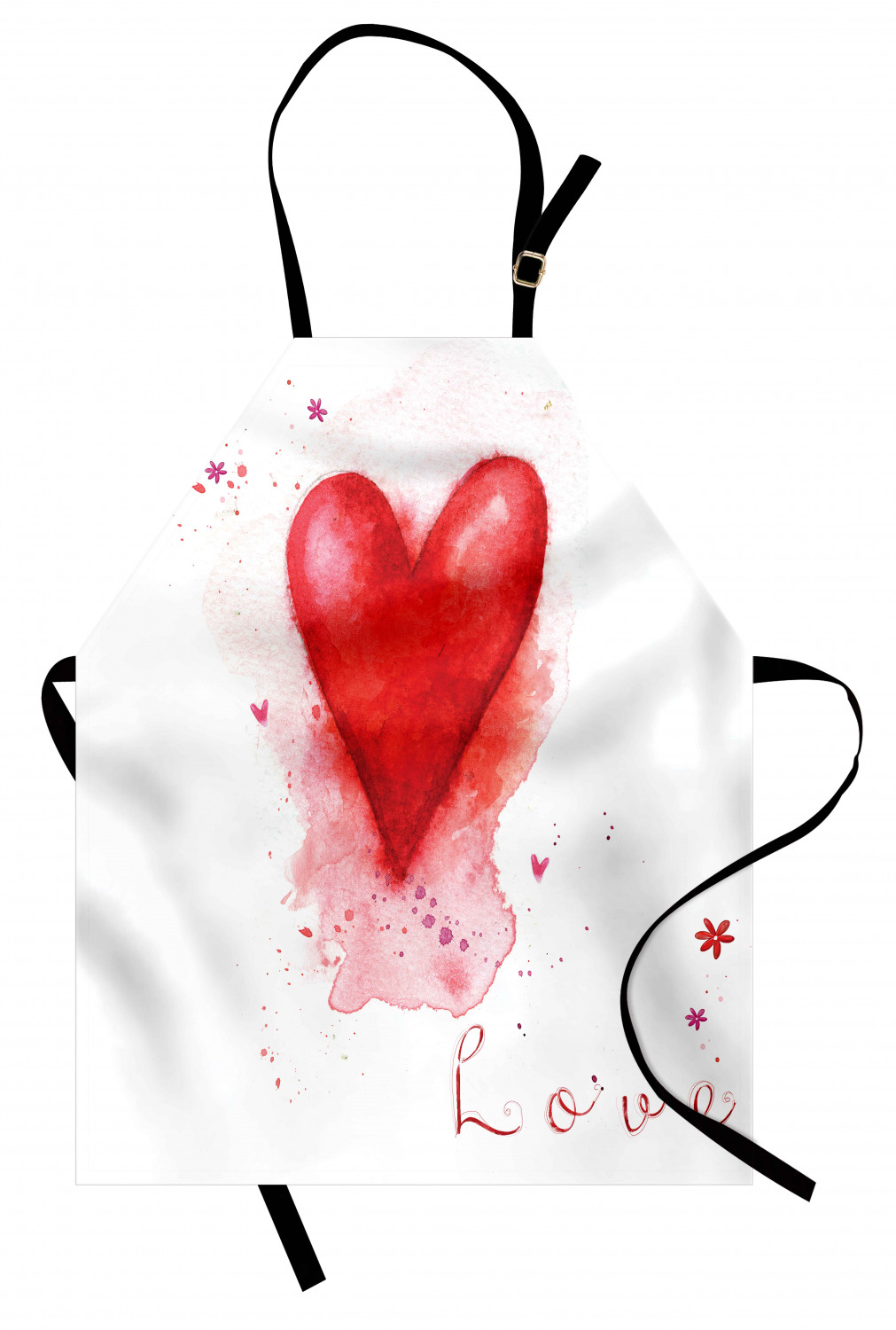 Ambesonne Hearts Kids Apron Boys Girls Apron Bib Cooking & Painting