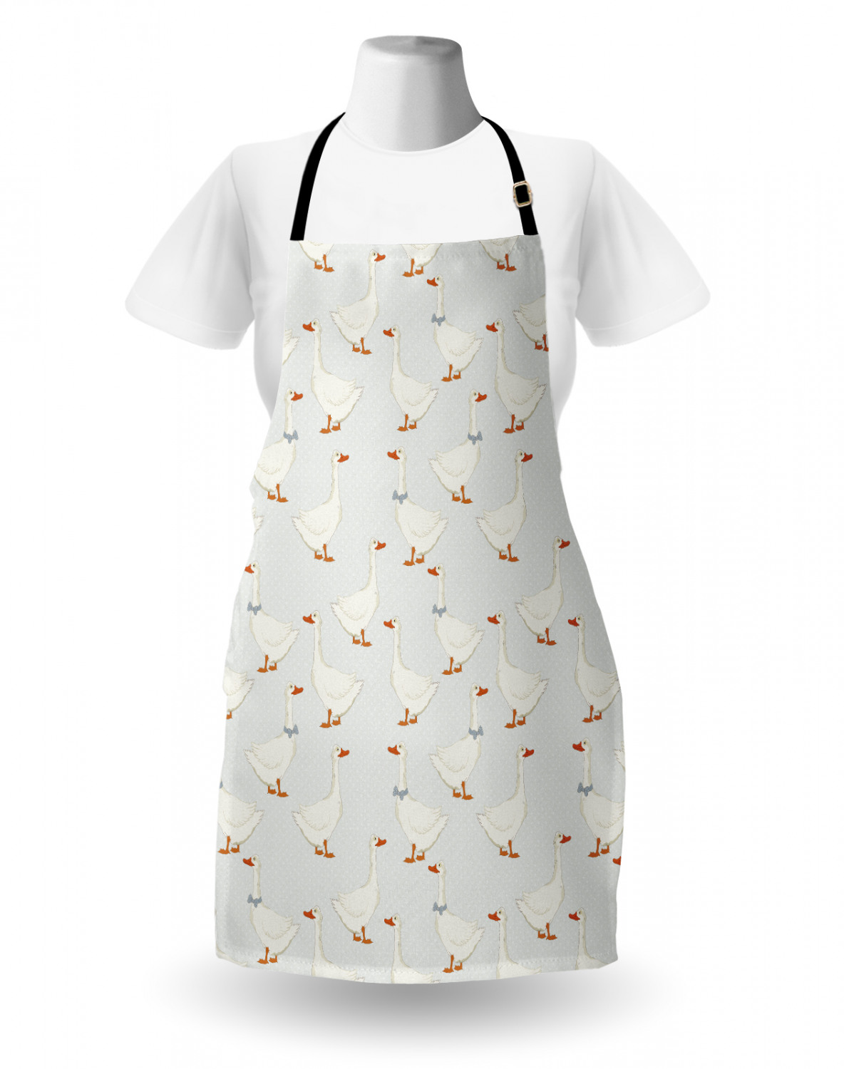 Apron Adjustable Strap for Gardening and Cooking Standard Size Ambesonne