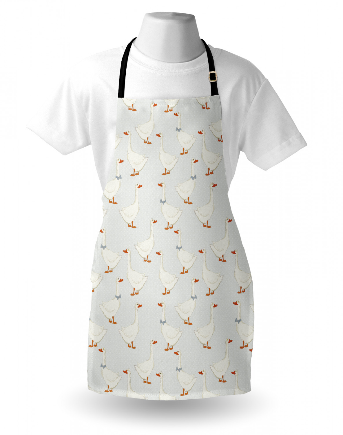 Apron Adjustable Strap for Gardening and Cooking Standard Size Ambesonne