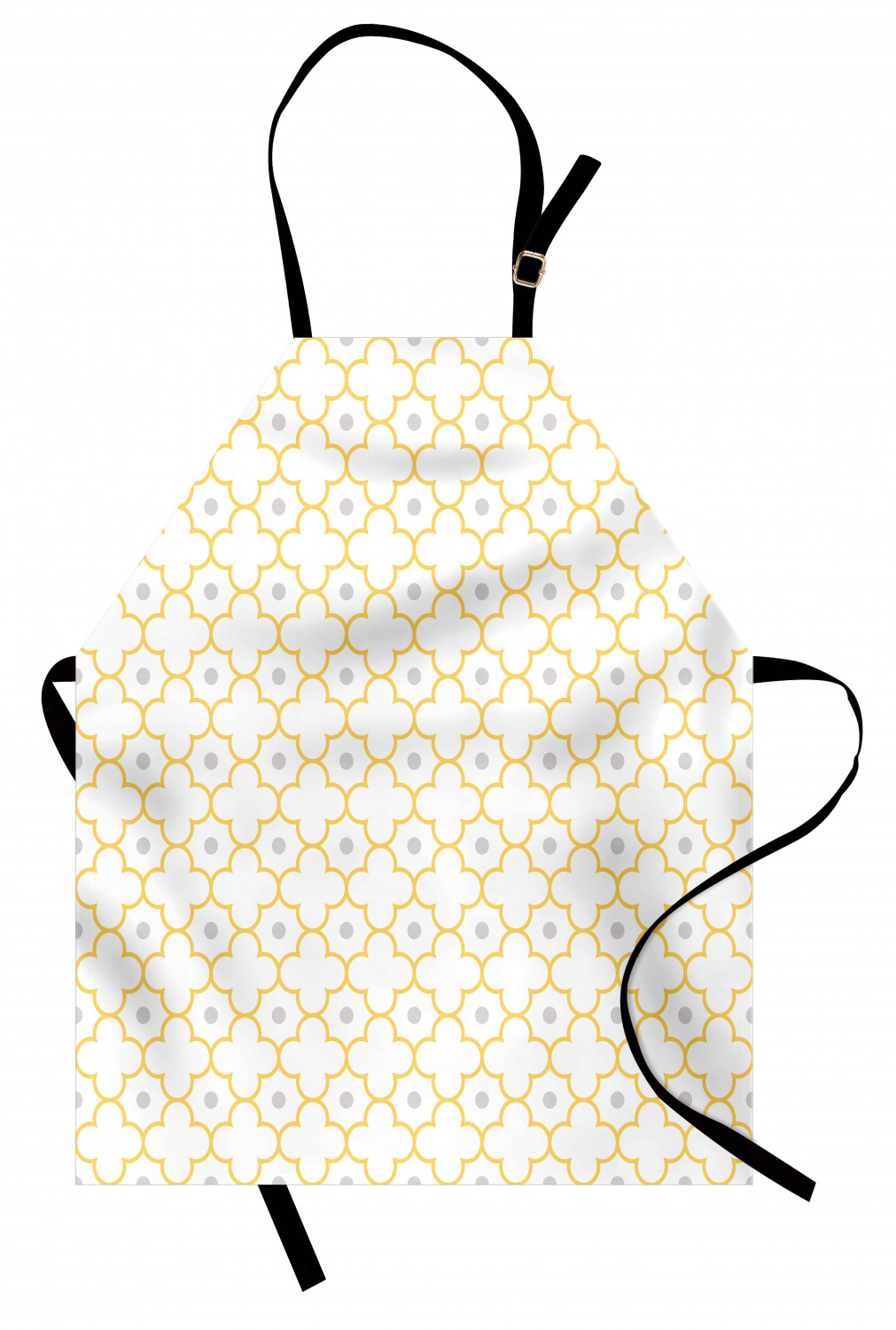 Ambesonne Durable Apron Bib with Adjustable Neck for Cooking Gardening