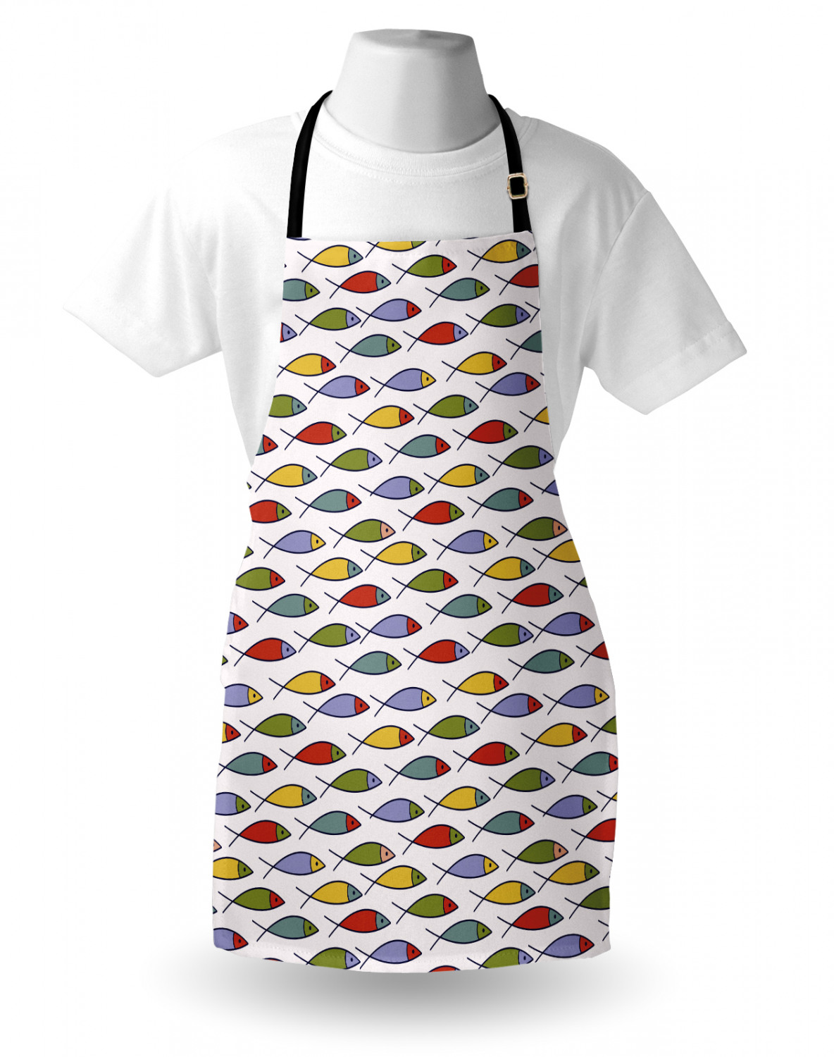 Animals Apron Unisex Kitchen Bib with Adjustable Neck Cooking Baking