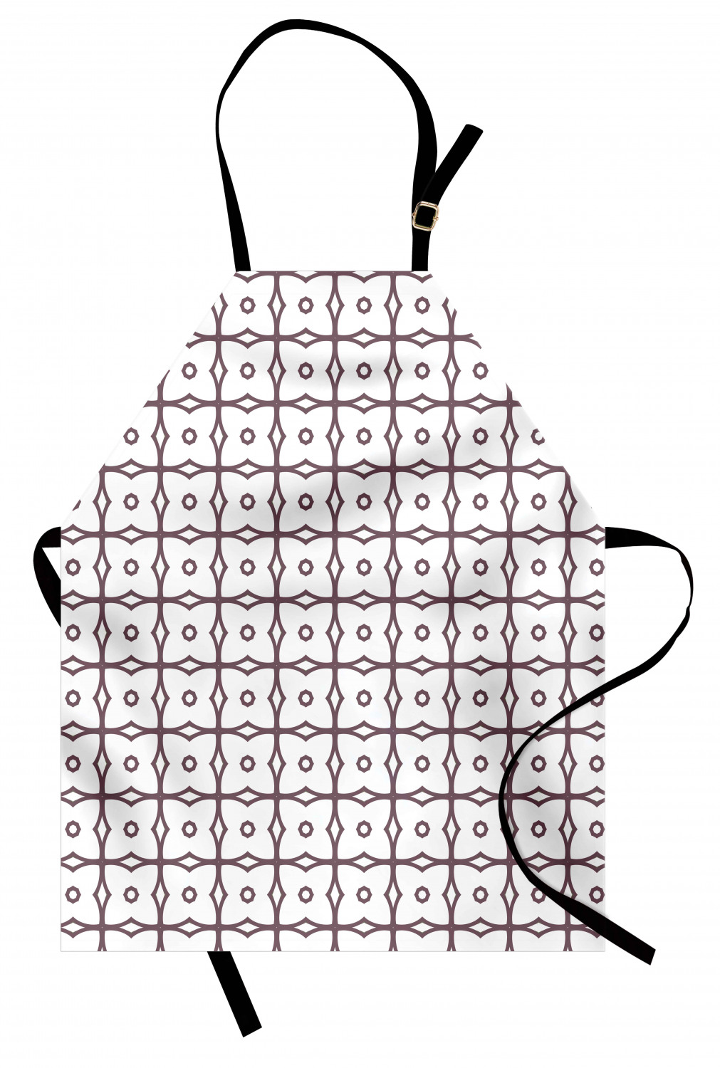 Ambesonne Apron Adjustable Black Strap for Gardening Cooking Standard Size - Picture 52 of 105