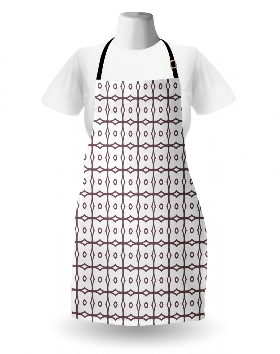 Ambesonne Apron Adjustable Black Strap for Gardening Cooking Standard Size - Picture 53 of 105