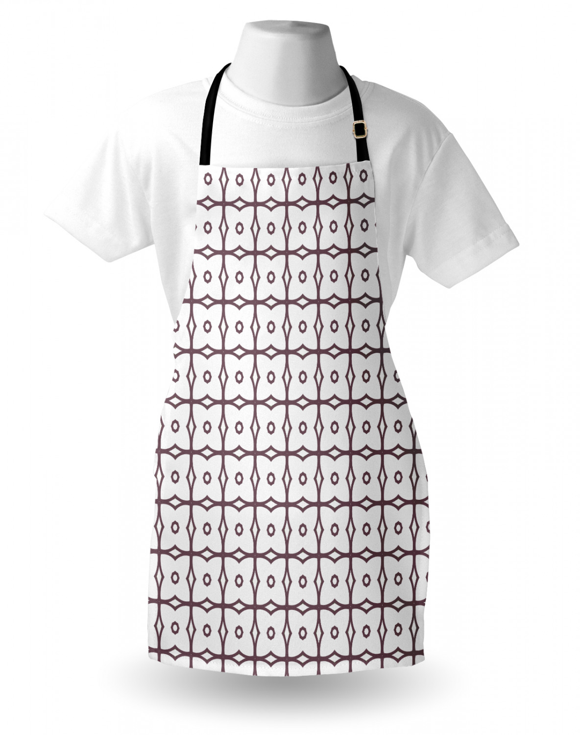 Ambesonne Apron Adjustable Black Strap for Gardening Cooking Standard Size - Picture 54 of 105