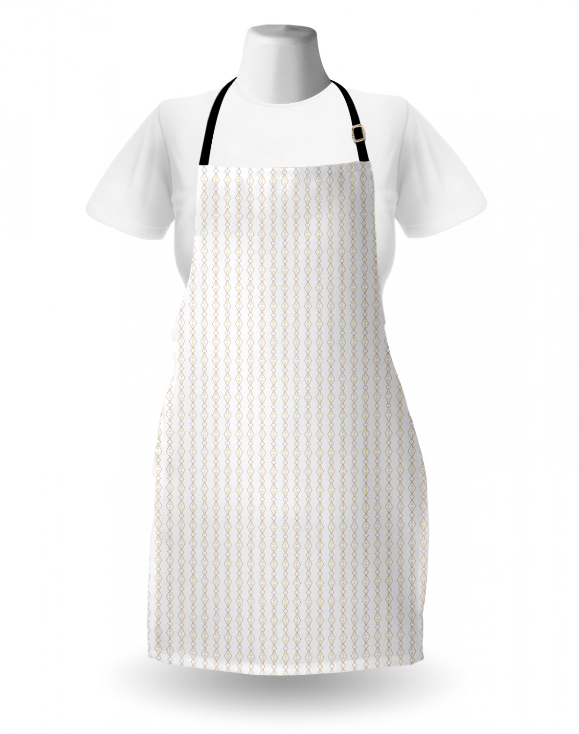 Ambesonne Apron Adjustable Black Strap for Gardening Cooking Standard Size - Picture 17 of 105