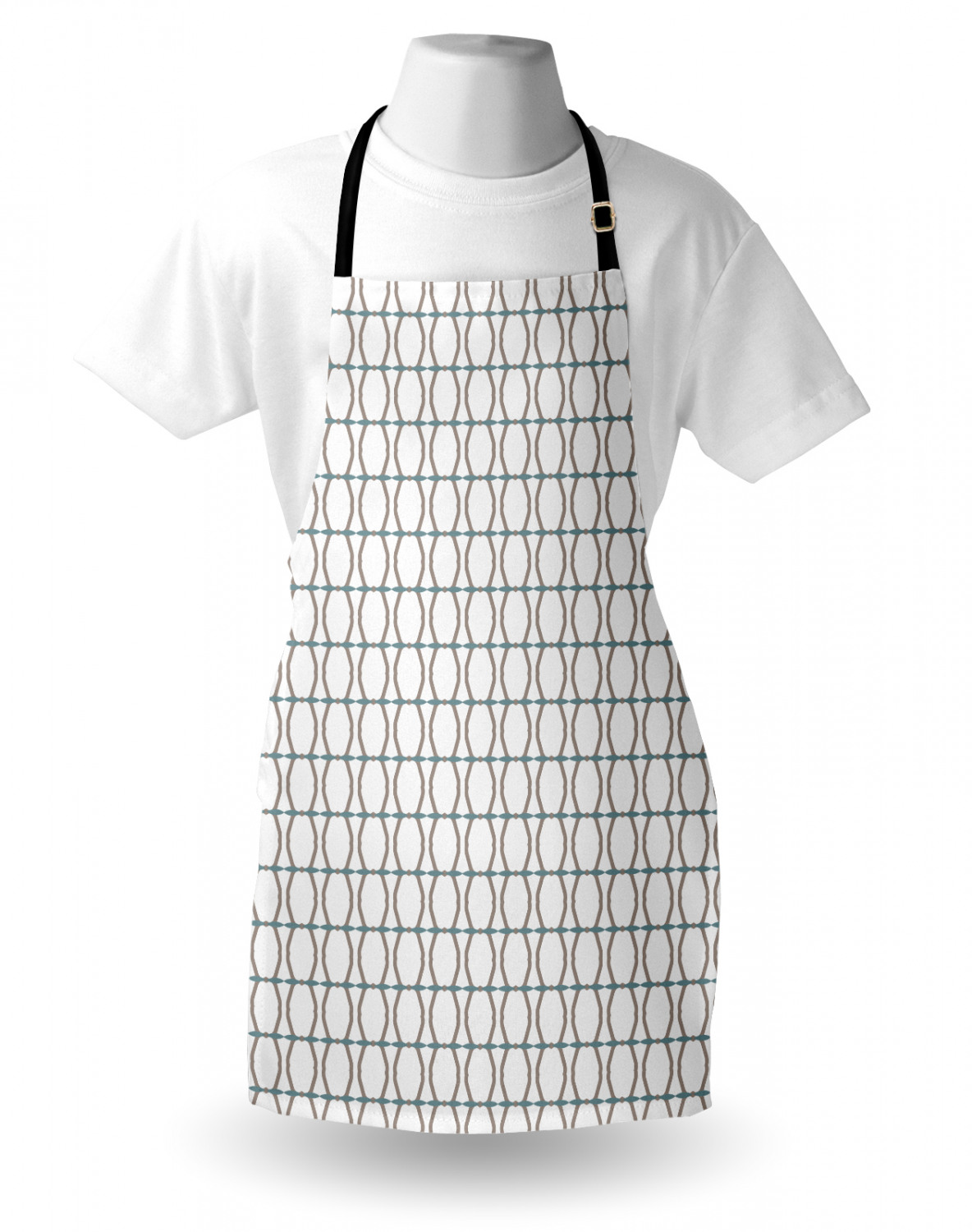 Ambesonne Apron Adjustable Black Strap for Gardening Cooking Standard Size - Picture 12 of 105