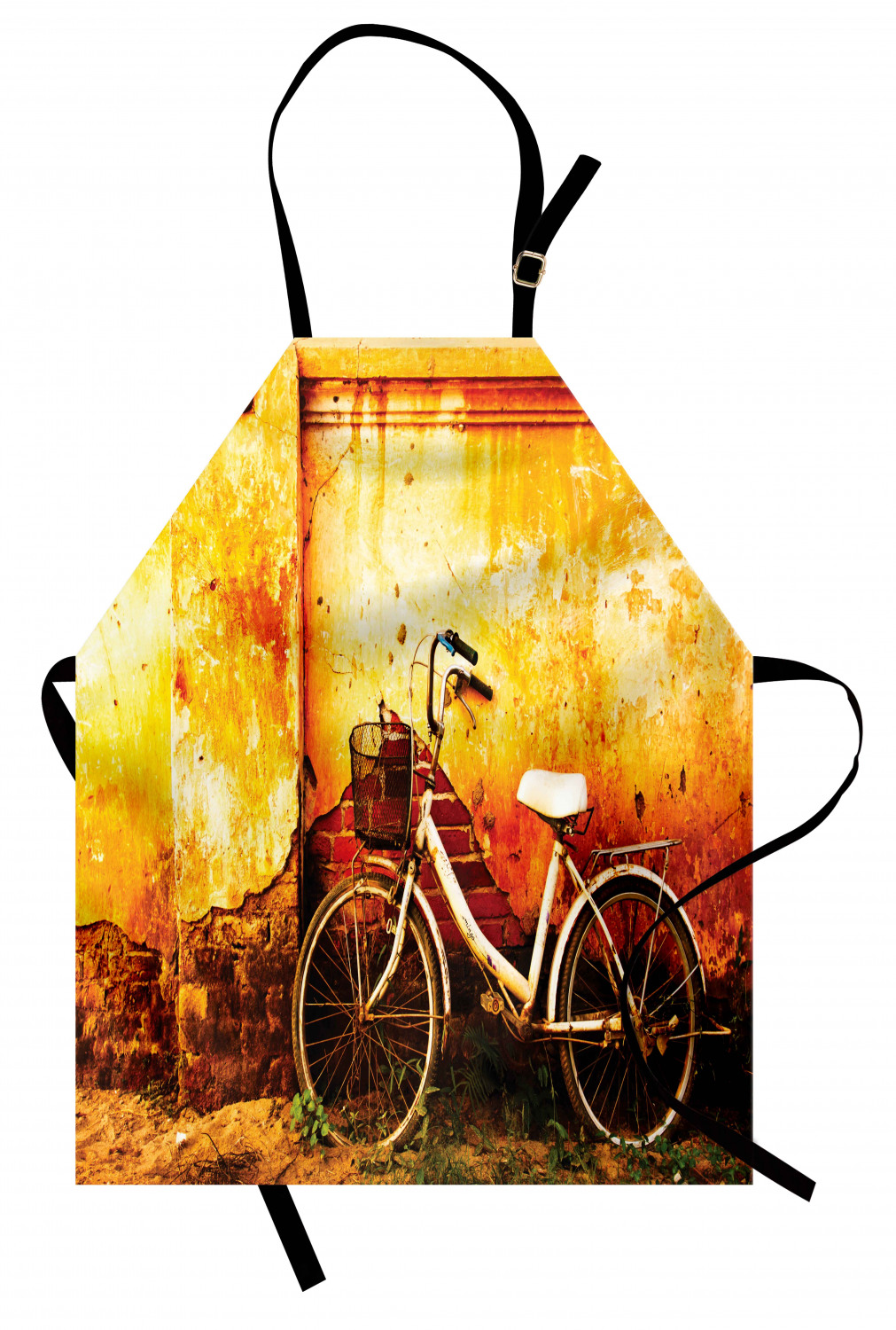 Motorcycle Apron Unisex Kitchen Bib with Adjustable Neck for Cooking Gardening