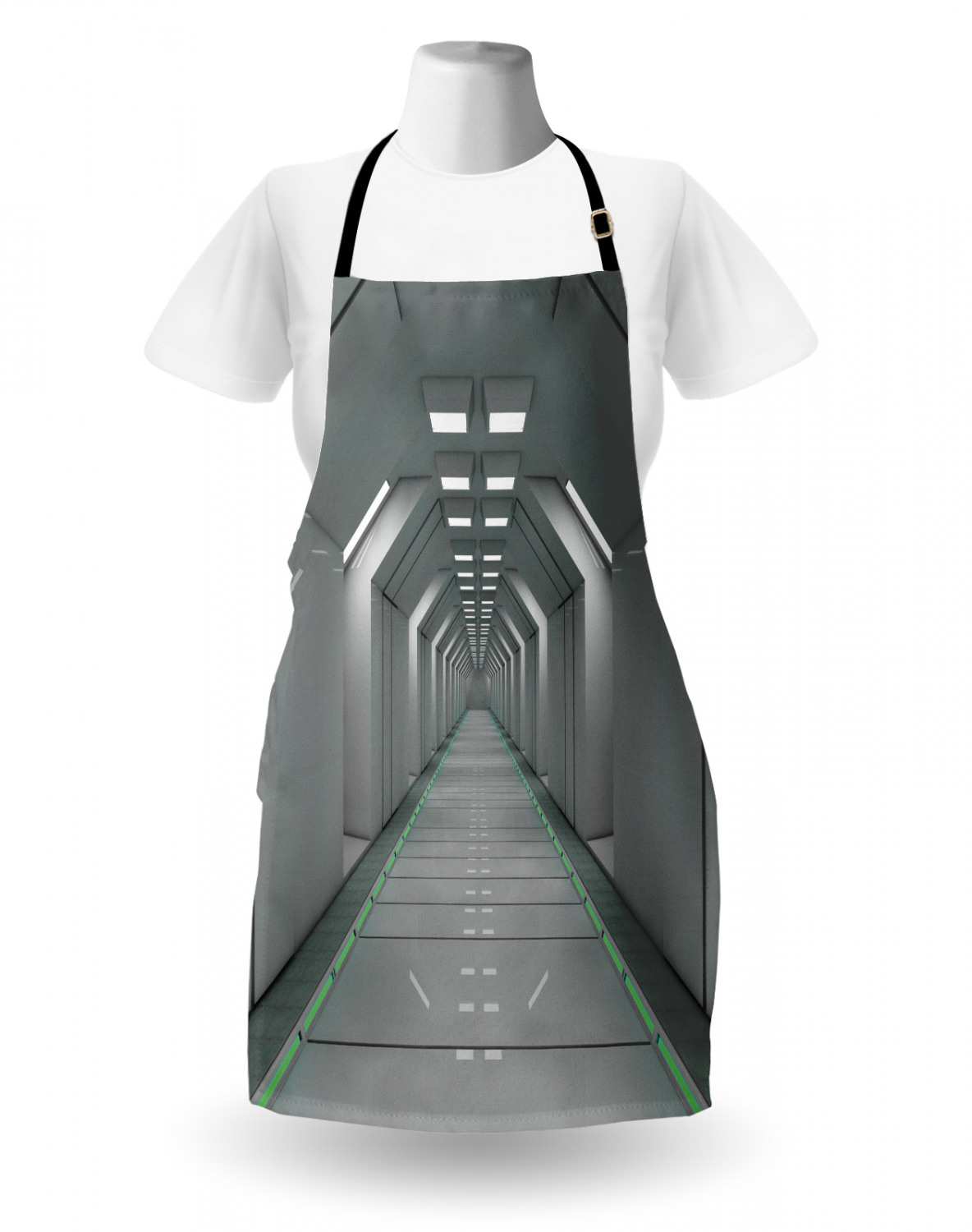 Ambesonne Unisex Apron with Adjustable Neck for Gardening Cooking