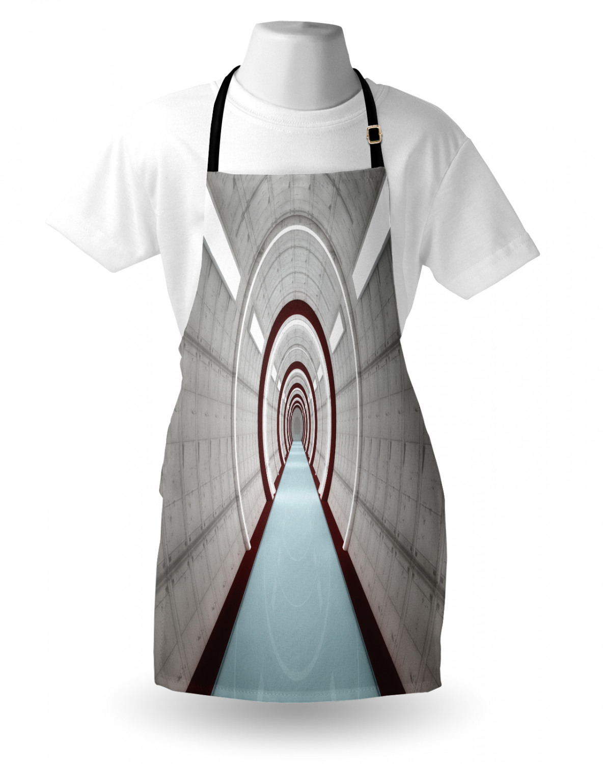 Ambesonne Unisex Apron with Adjustable Neck for Gardening Cooking