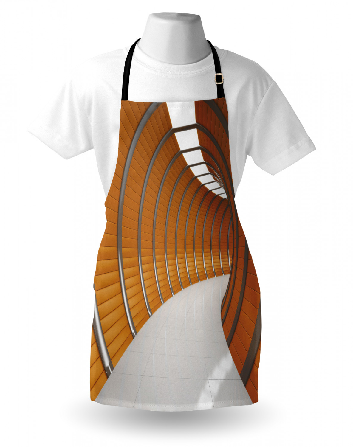 Ambesonne Unisex Apron with Adjustable Neck for Gardening Cooking