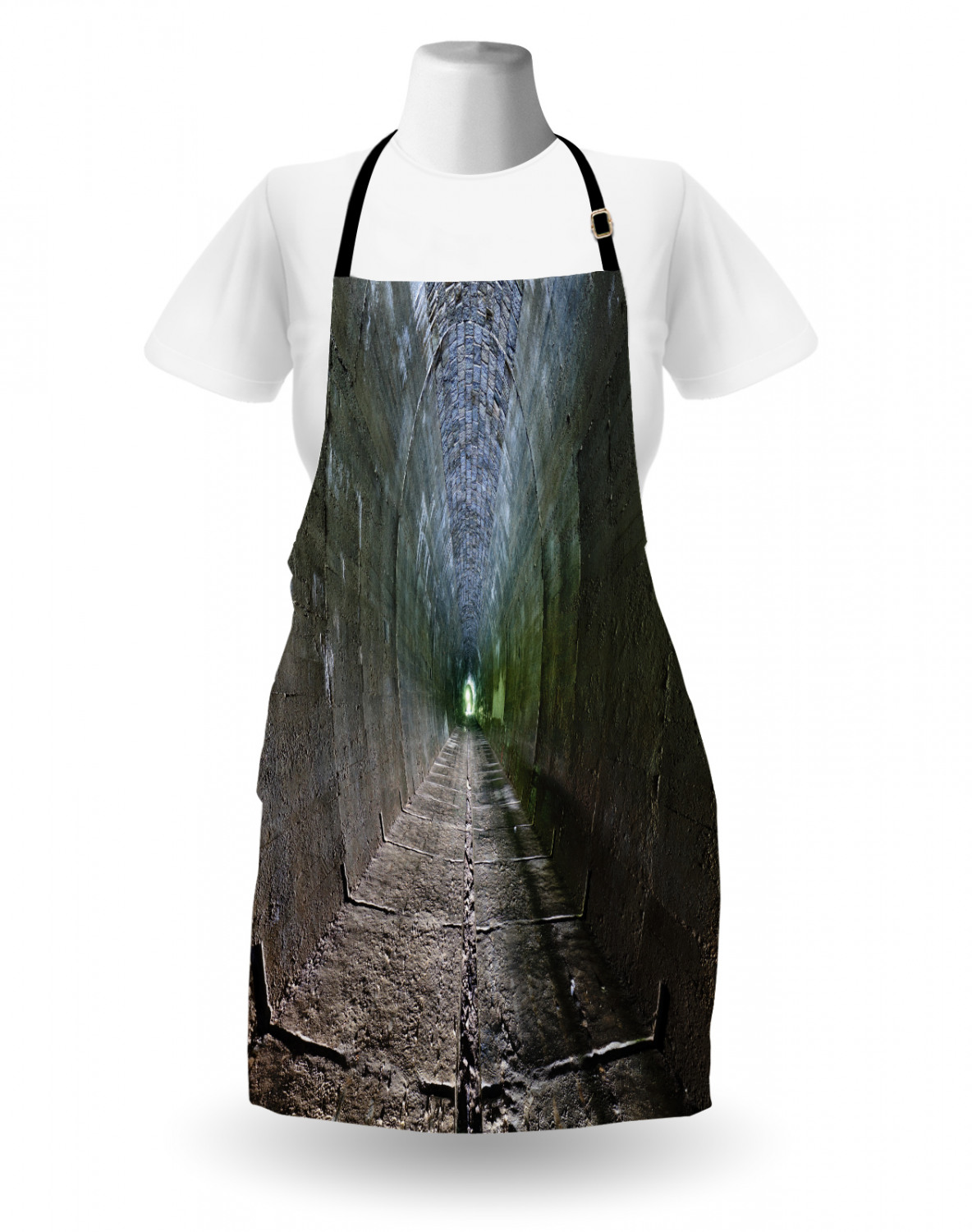 Ambesonne Unisex Apron with Adjustable Neck for Gardening Cooking