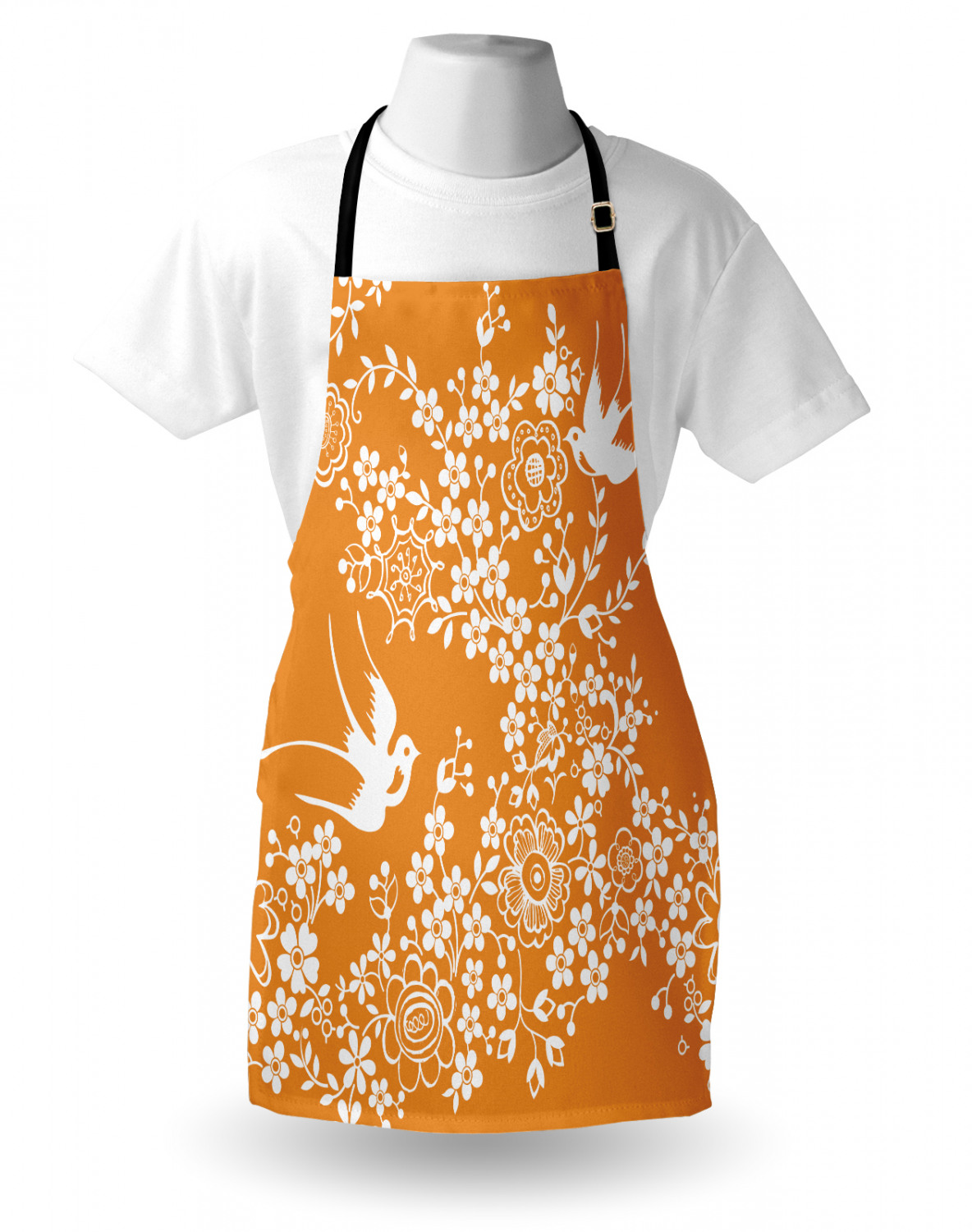 Ambesonne Unisex Apron with Adjustable Neck for Gardening Cooking