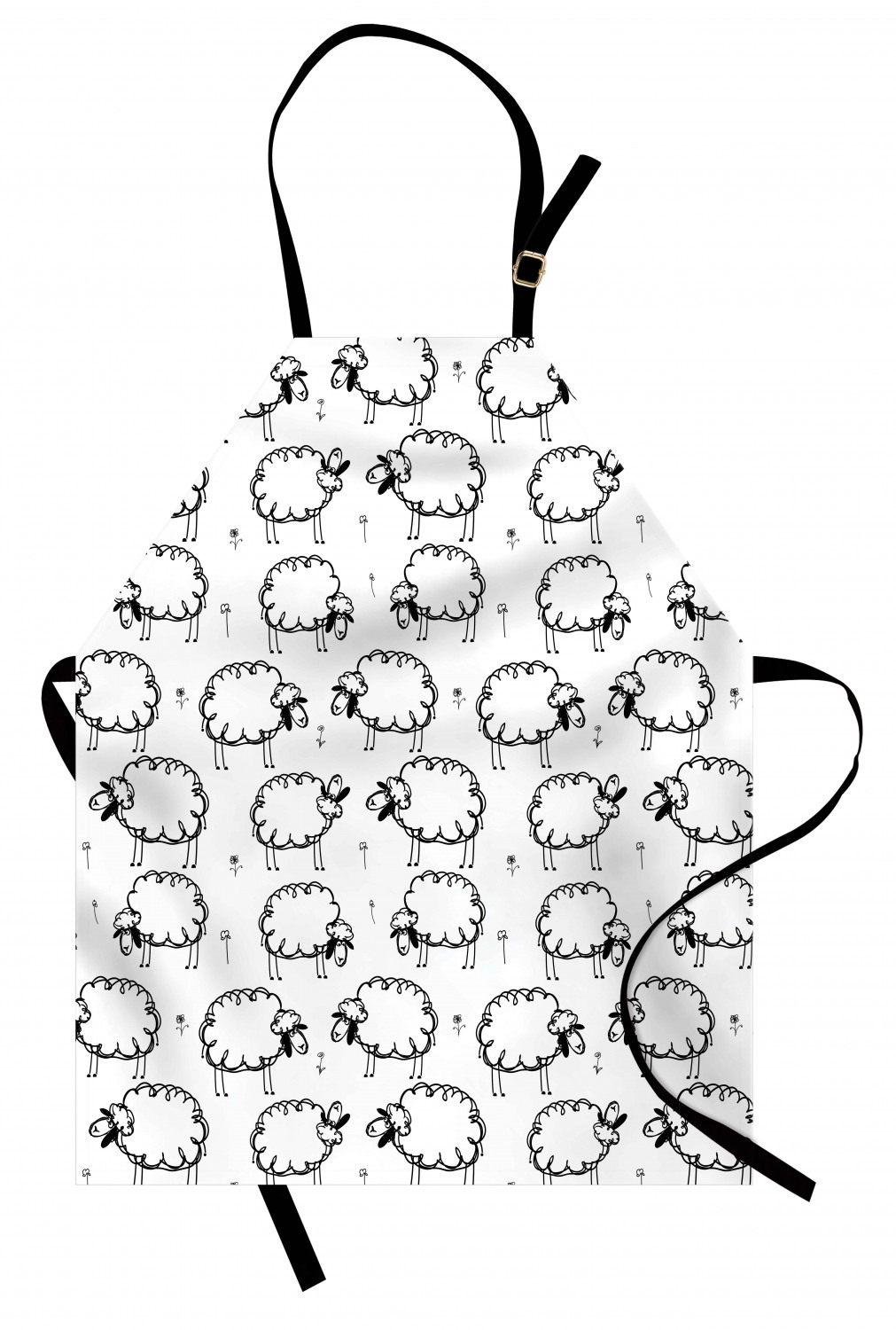 Ambesonne Animal Pattern Kids Apron Boys Girls Apron Bib Cooking & Painting