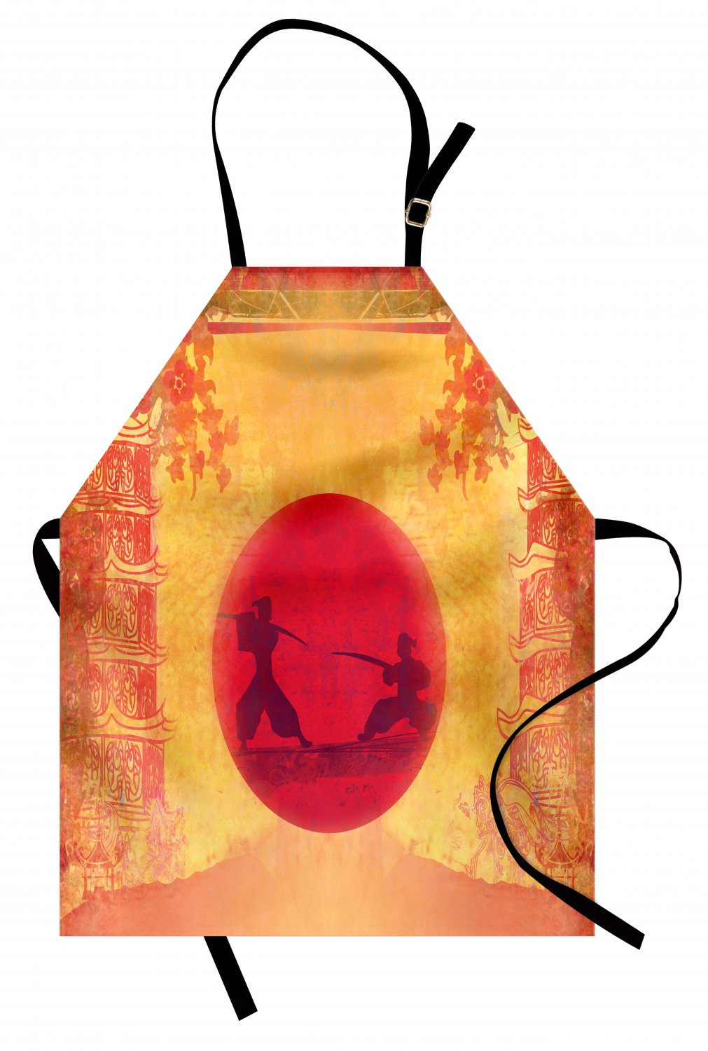 Ambesonne Unisex Apron with Adjustable Neck for Gardening Cooking