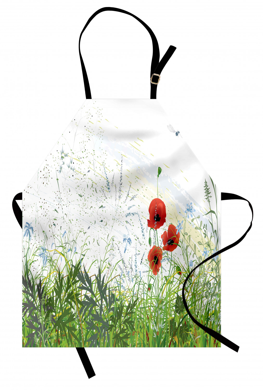 Ambesonne Unisex Apron with Adjustable Neck for Gardening Cooking