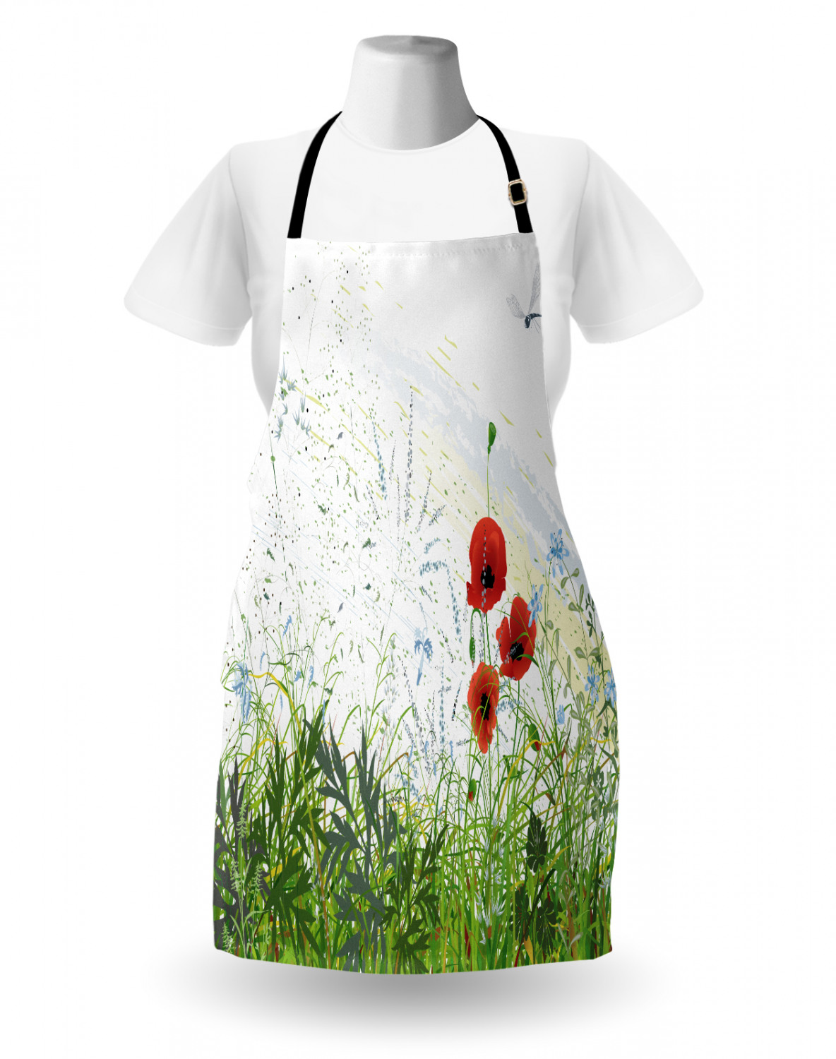 Ambesonne Unisex Apron with Adjustable Neck for Gardening Cooking