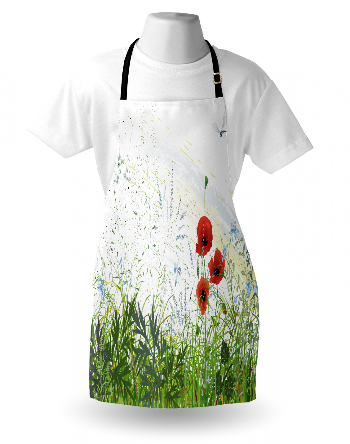 Ambesonne Unisex Apron with Adjustable Neck for Gardening Cooking