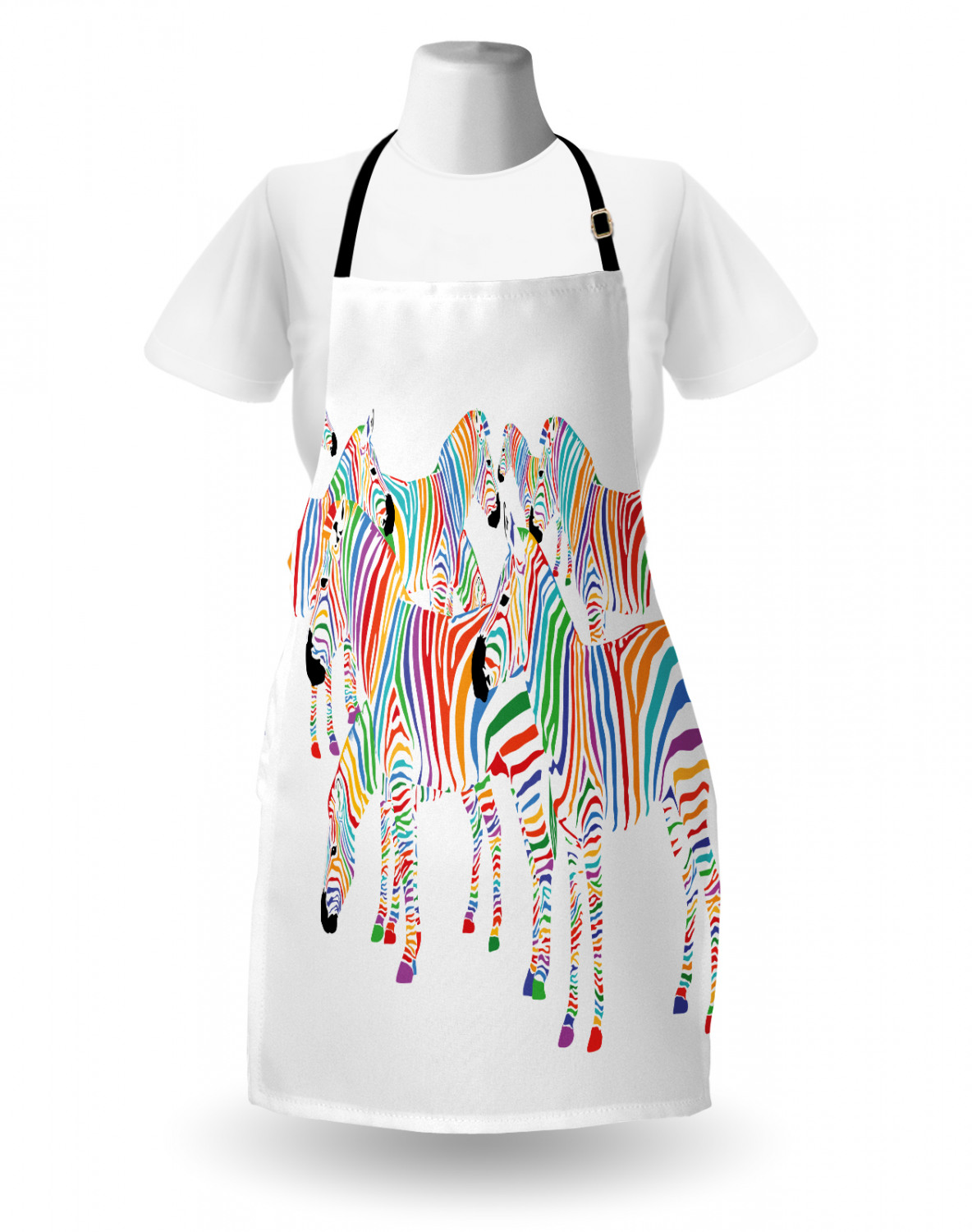 Animals Apron Unisex Kitchen Bib with Adjustable Neck Cooking Baking