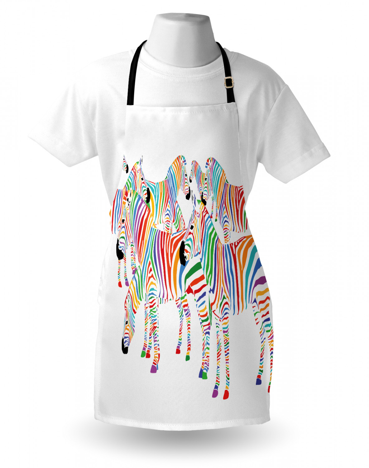 Animals Apron Unisex Kitchen Bib with Adjustable Neck Cooking Baking