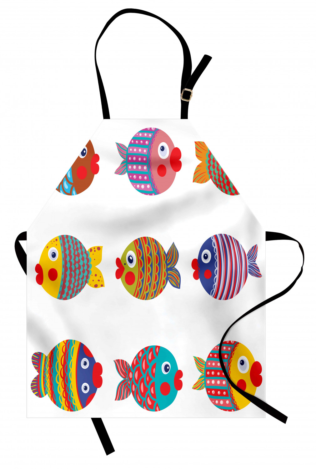 Ambesonne Funny Kids Apron Boys Girls Apron Bib Cooking & Painting